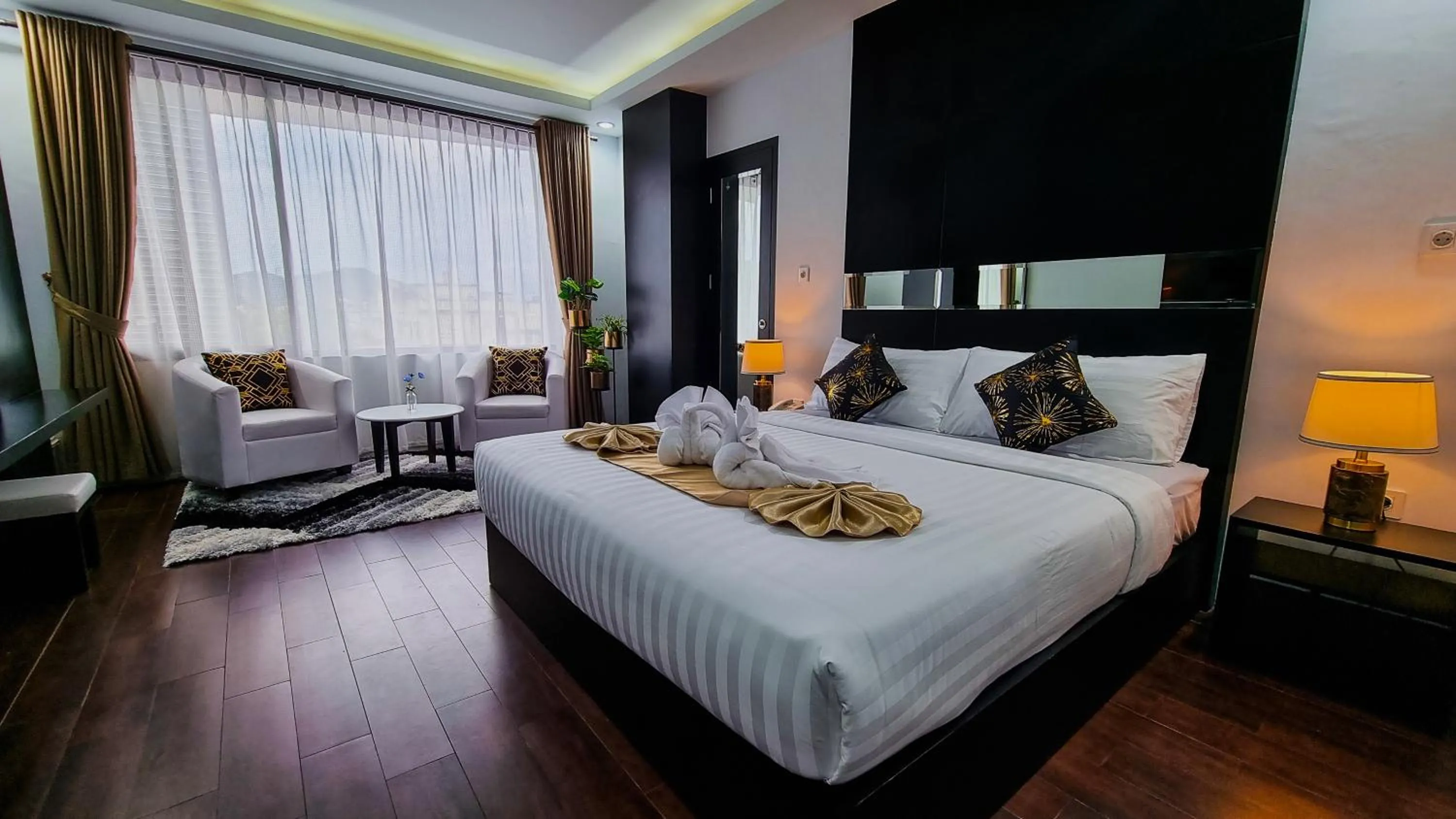 Bed in Hotel Rasamala