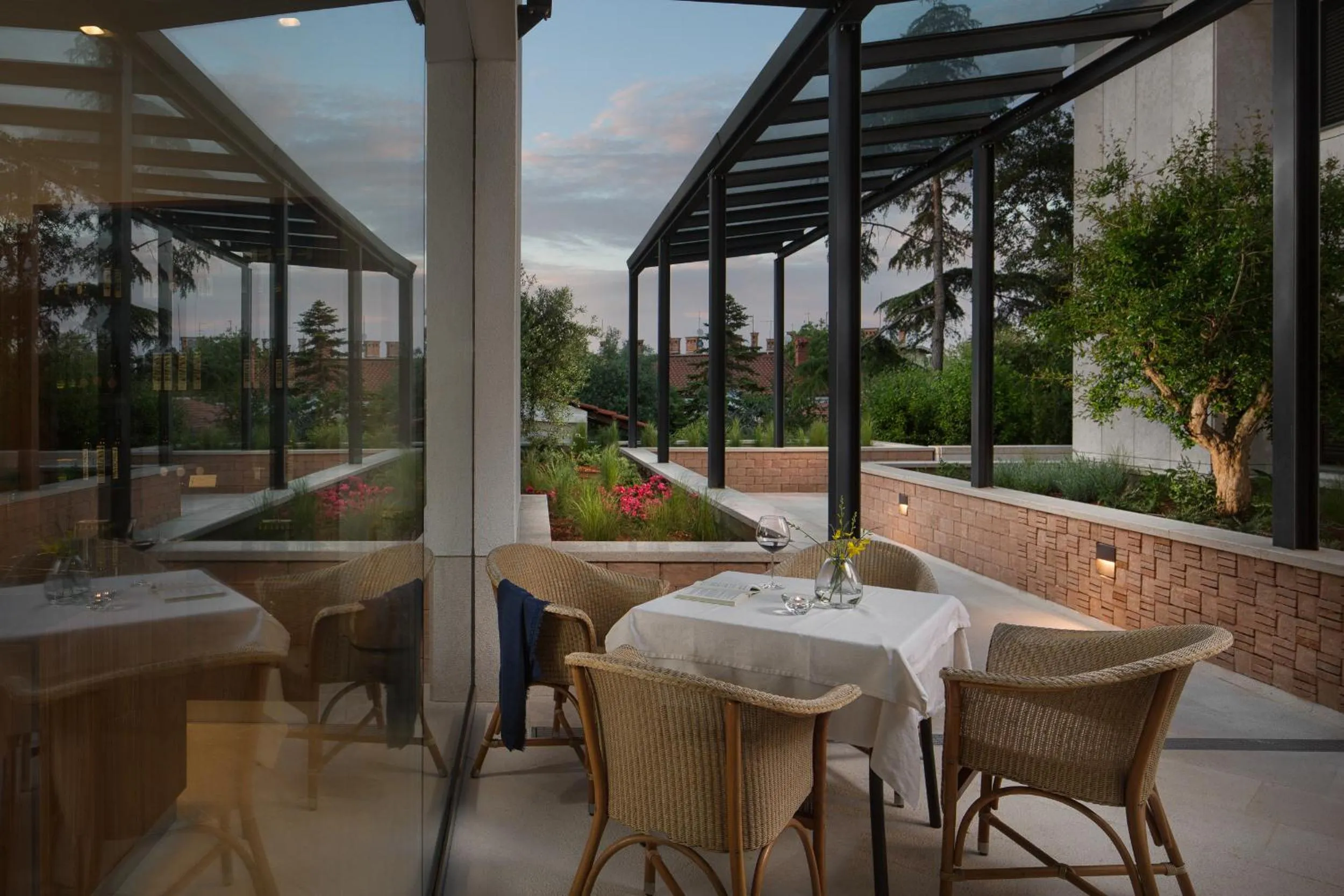 Balcony/Terrace in Hotel Milan