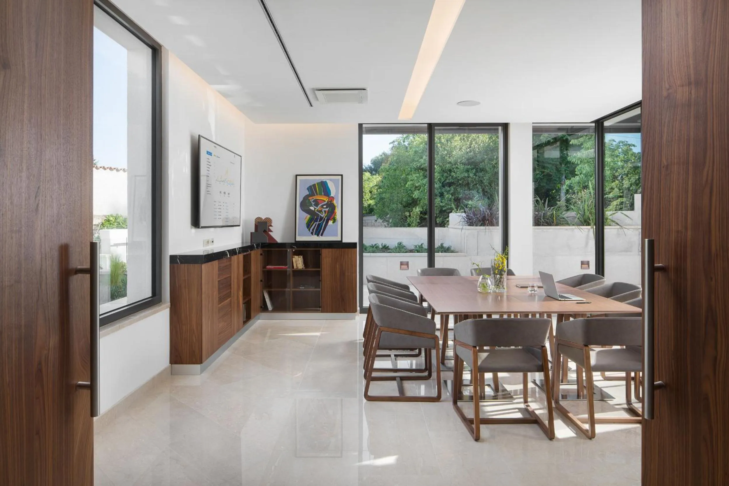 Seating area in Hotel Milan
