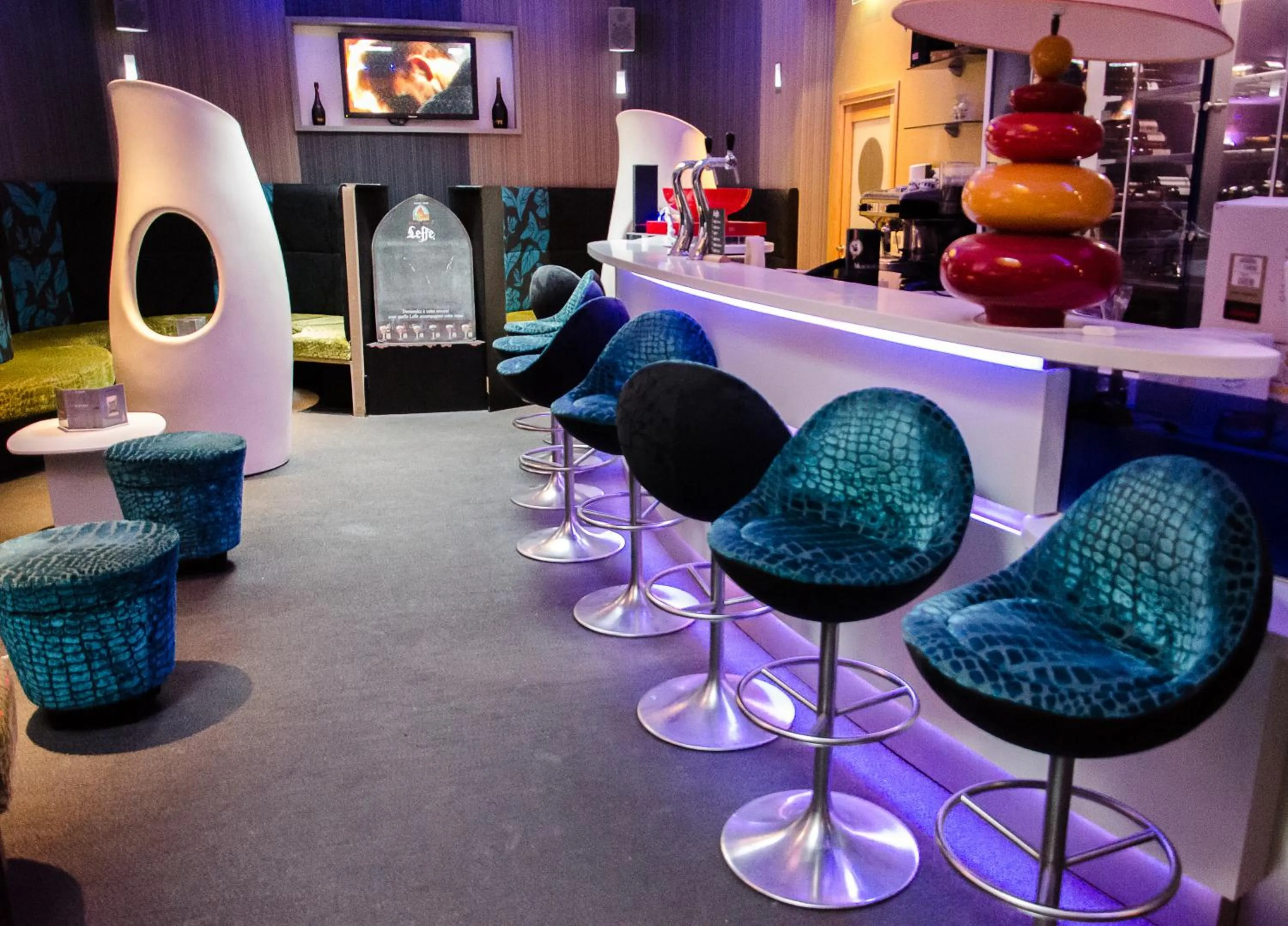 Lounge or bar in Le Vieux Beffroi