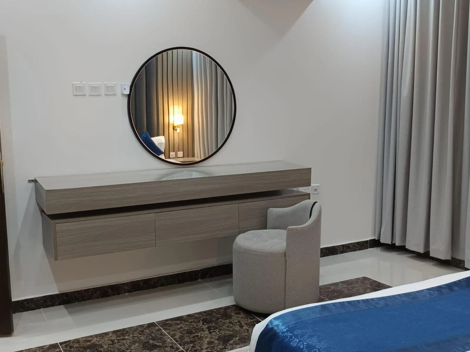 Bed in Al Farhan Hotel Qurtuba