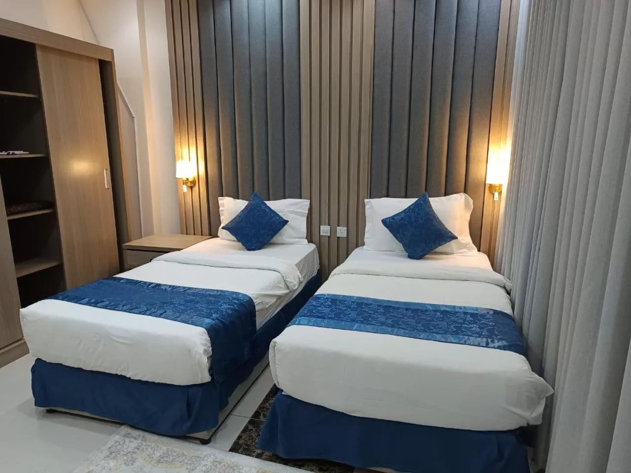 Bed in Al Farhan Hotel Qurtuba