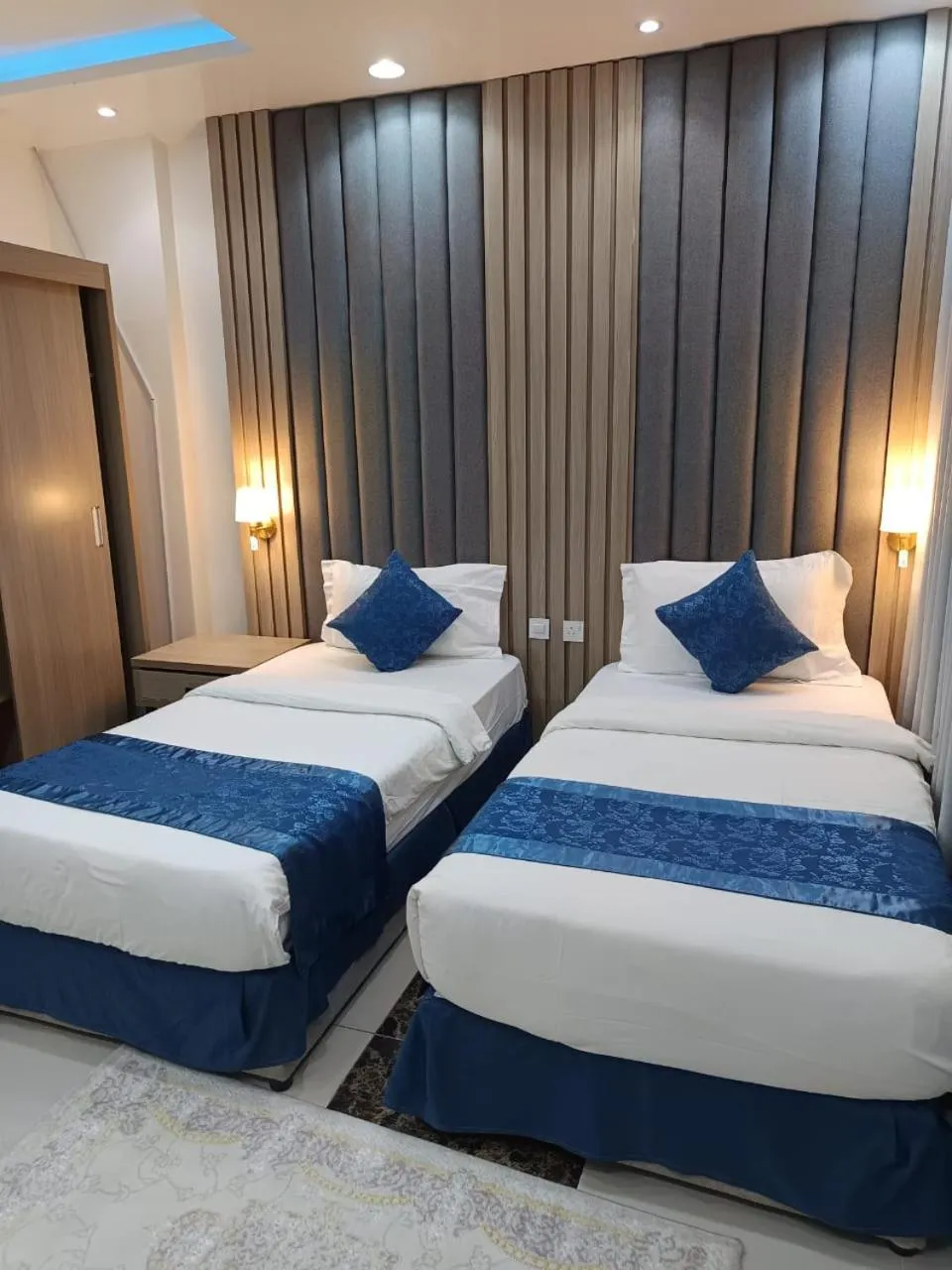 Bed in Al Farhan Hotel Qurtuba