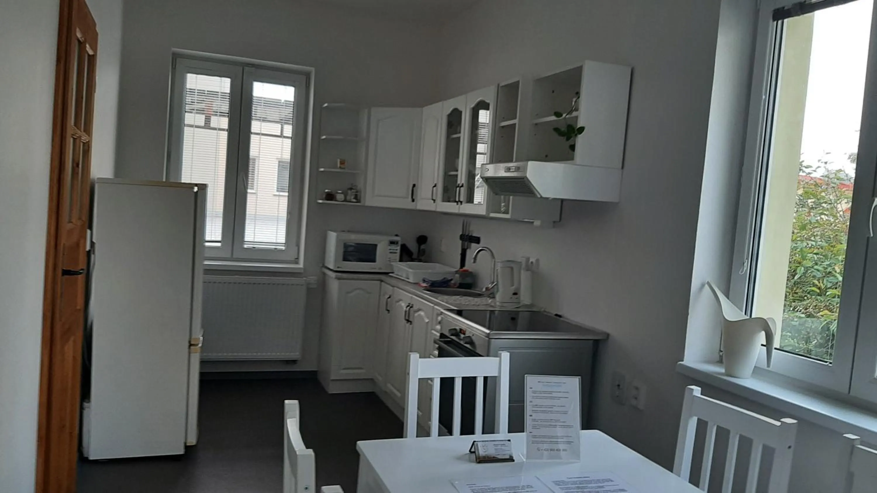 Kitchen or kitchenette in Pension Fontána Svitavy