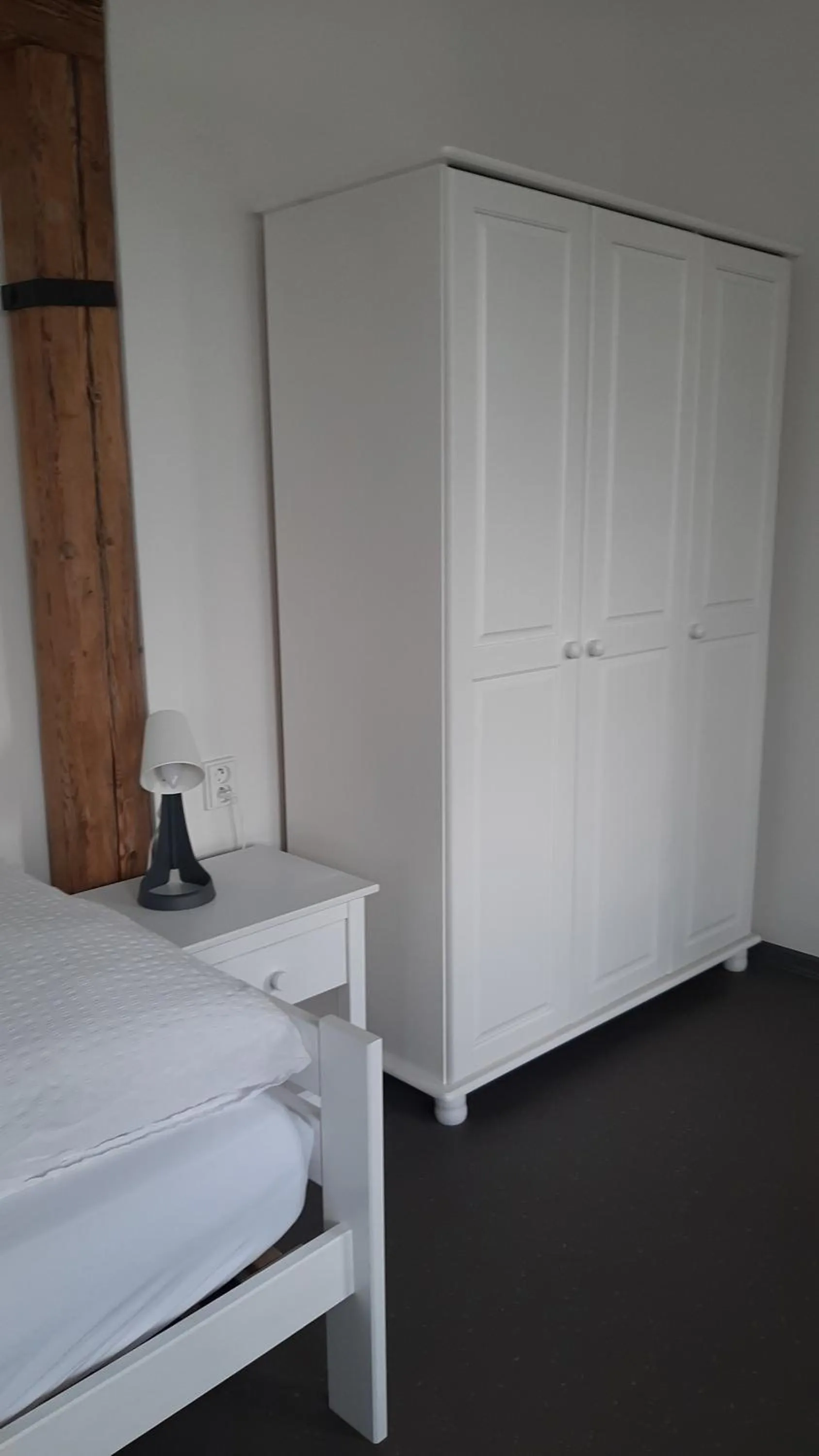 wardrobe, Bed in Pension Fontána Svitavy