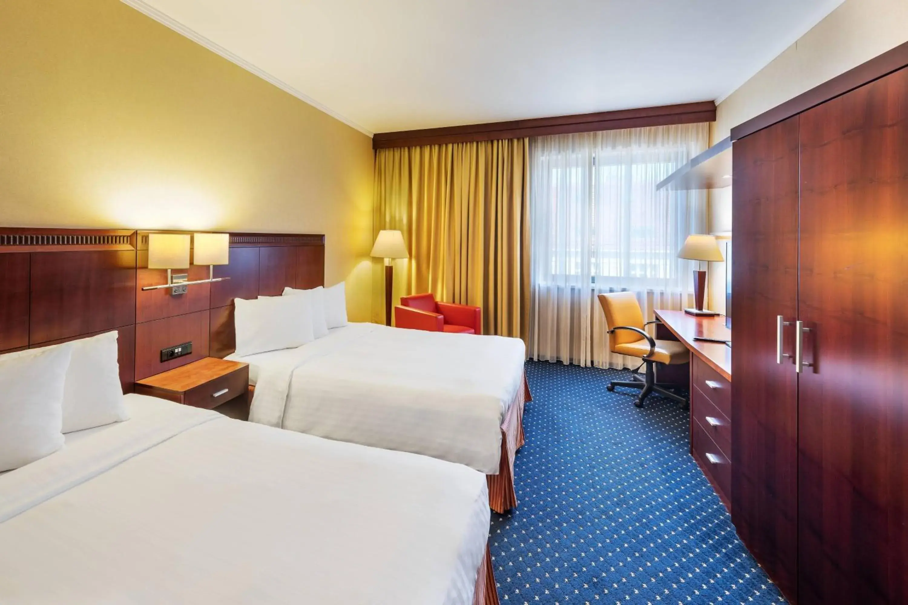 Guest room, 2 Doubles in Courtyard by Marriott Prague City Guest room, 2 Doubles in Courtyard by Marriott Prague City