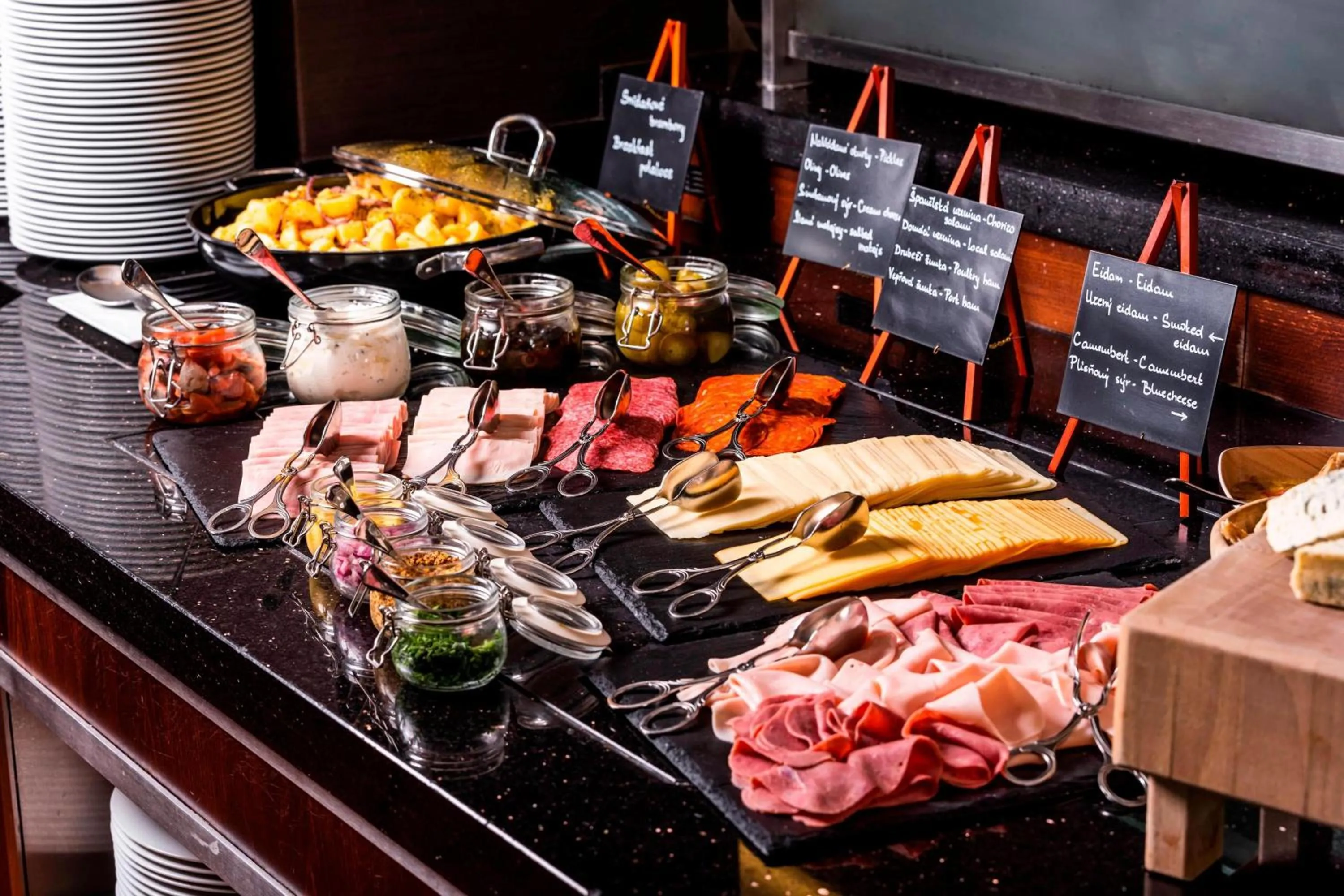 Breakfast in Courtyard by Marriott Prague City