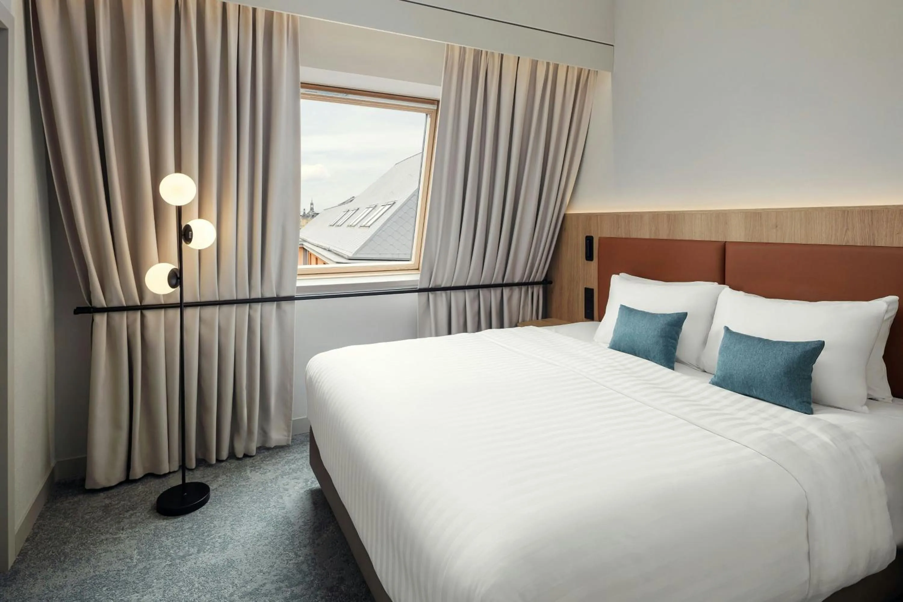 Bedroom, Bed in Courtyard by Marriott Pilsen