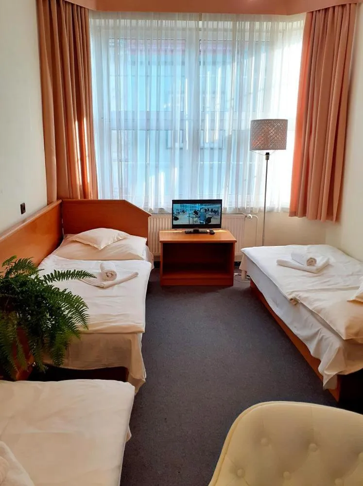 Bed in Hotel Casanova