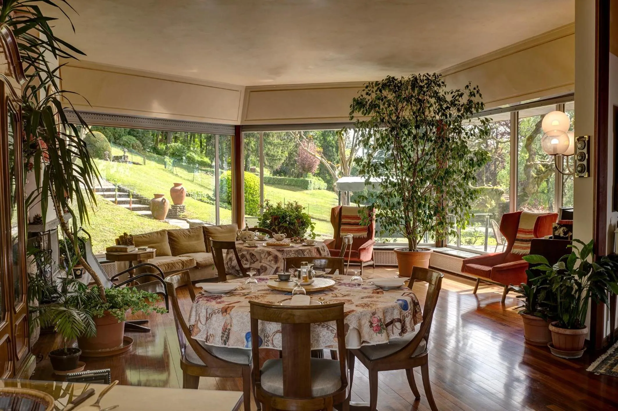 Garden view in Il Colombé B&B