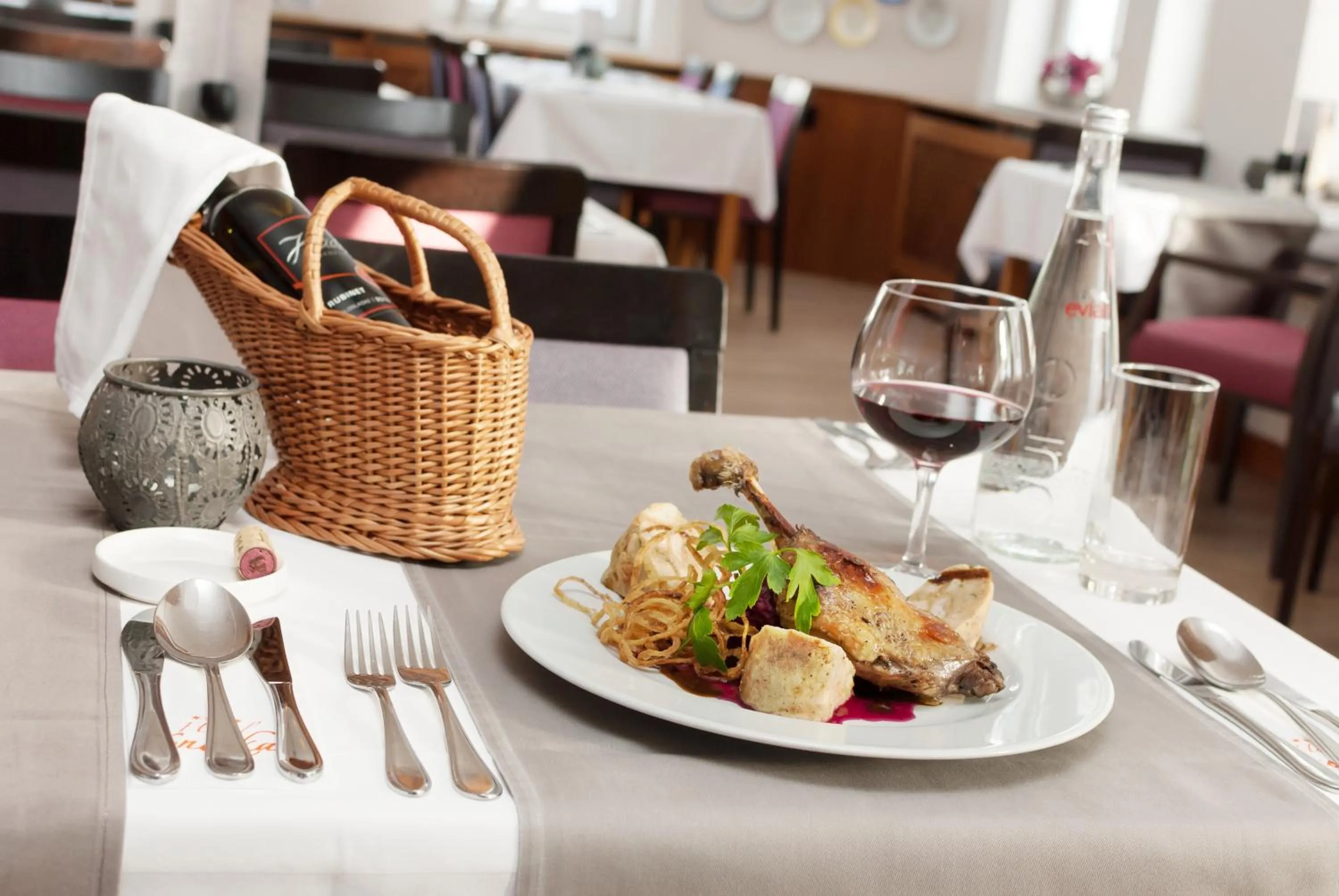 Food close-up in Hotel Sněžka
