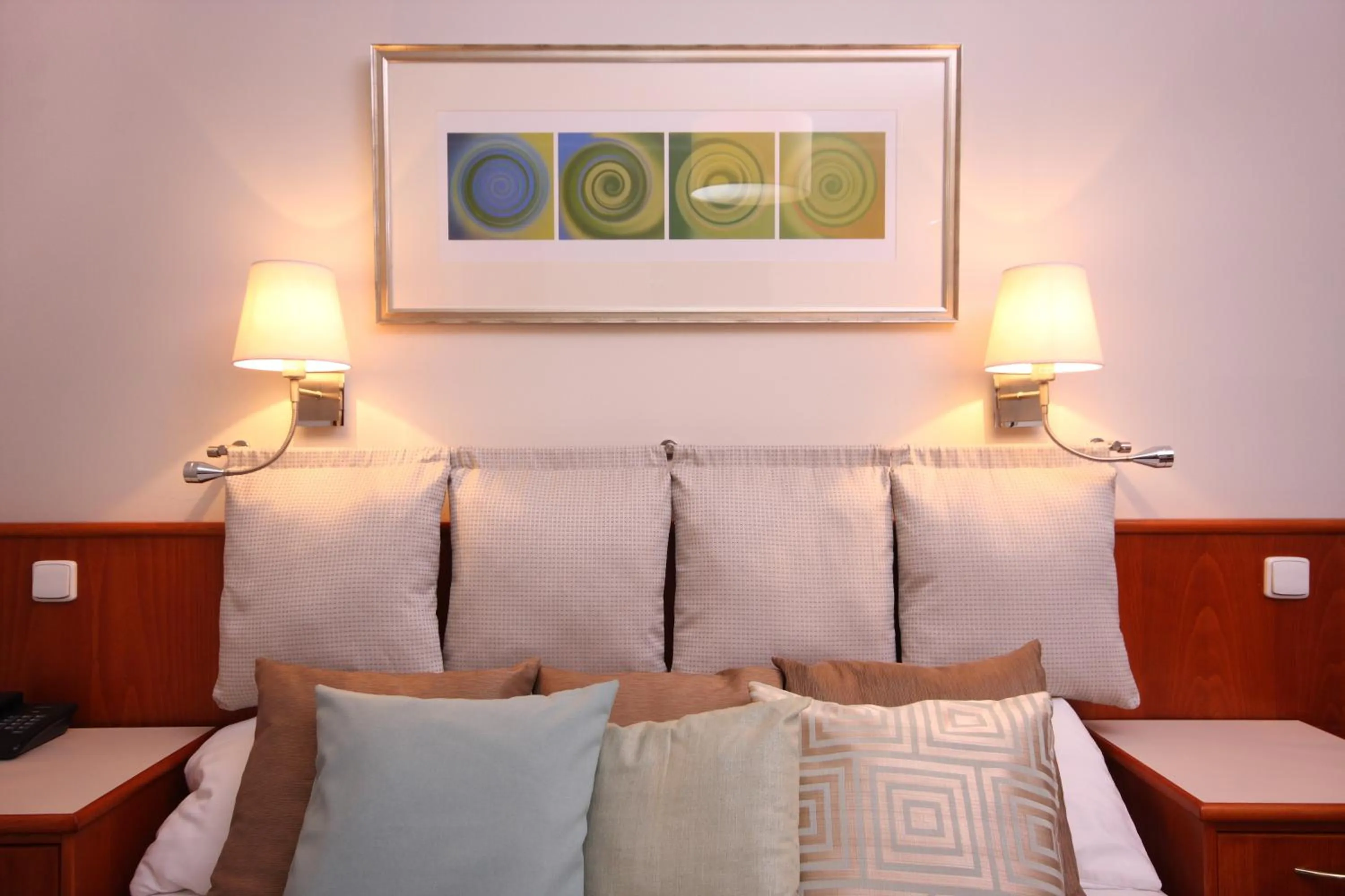 Seating area, Bed in Hotel Sněžka