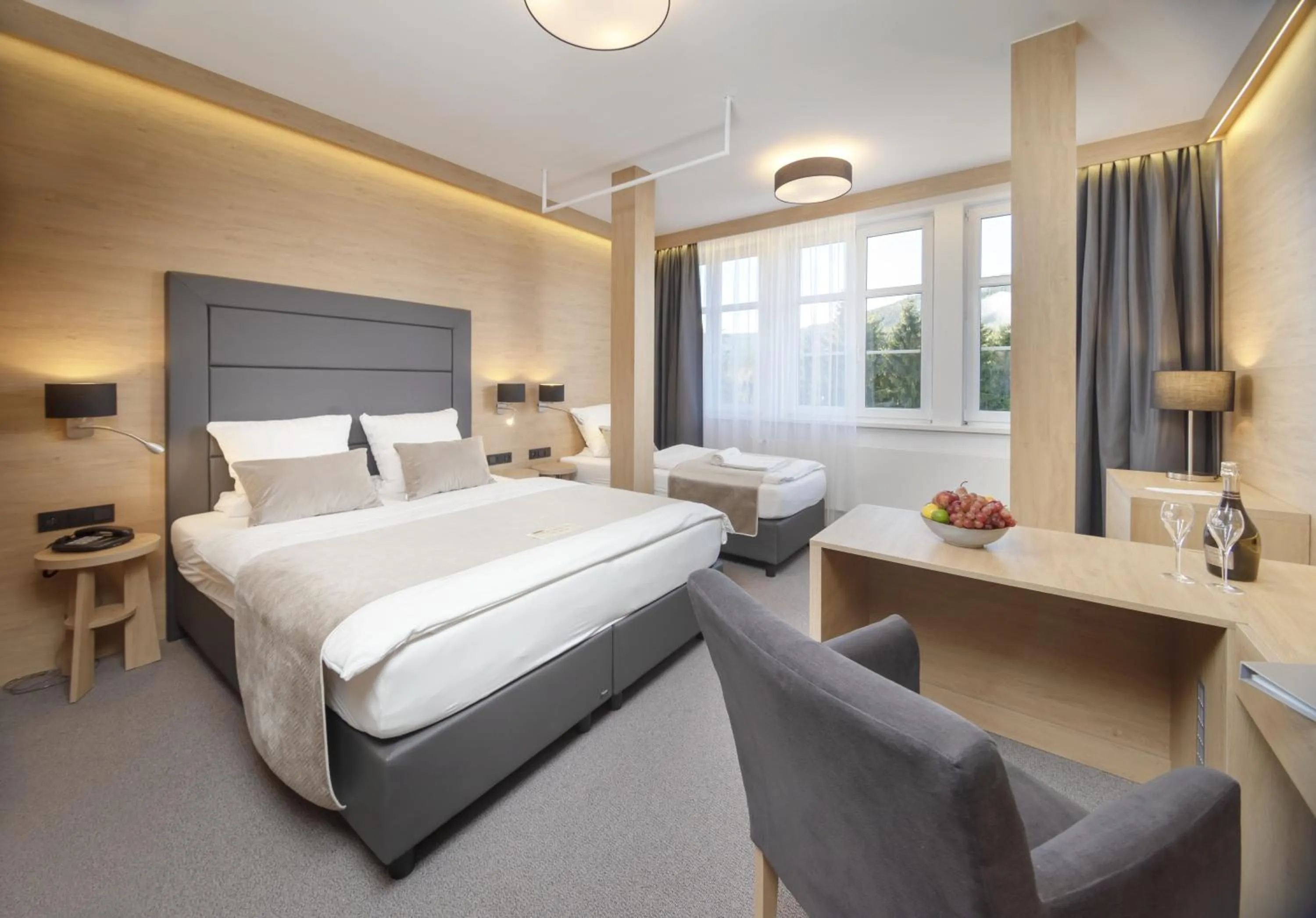 Photo of the whole room, Bed in Hotel Sněžka