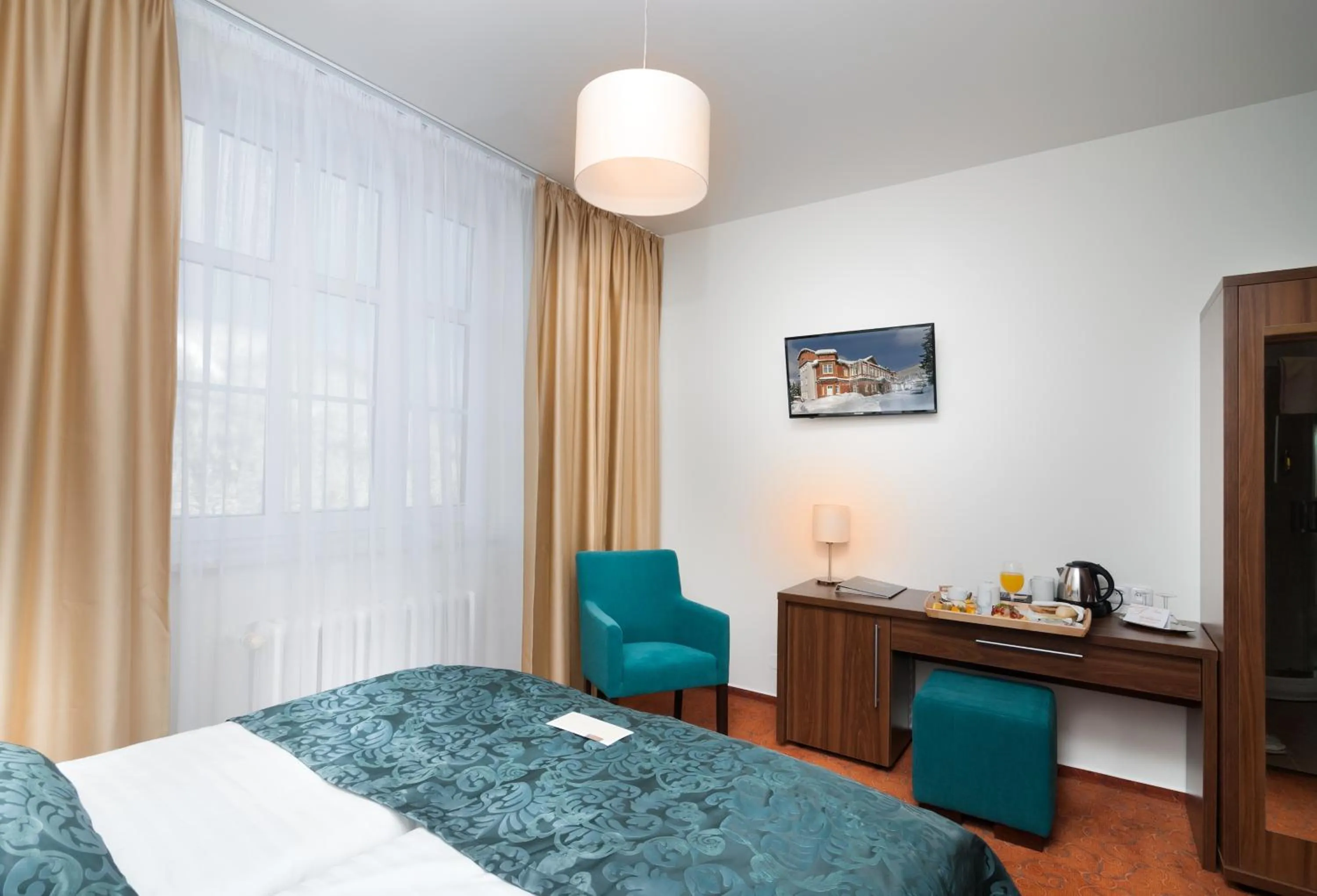 Photo of the whole room, Bed in Hotel Sněžka