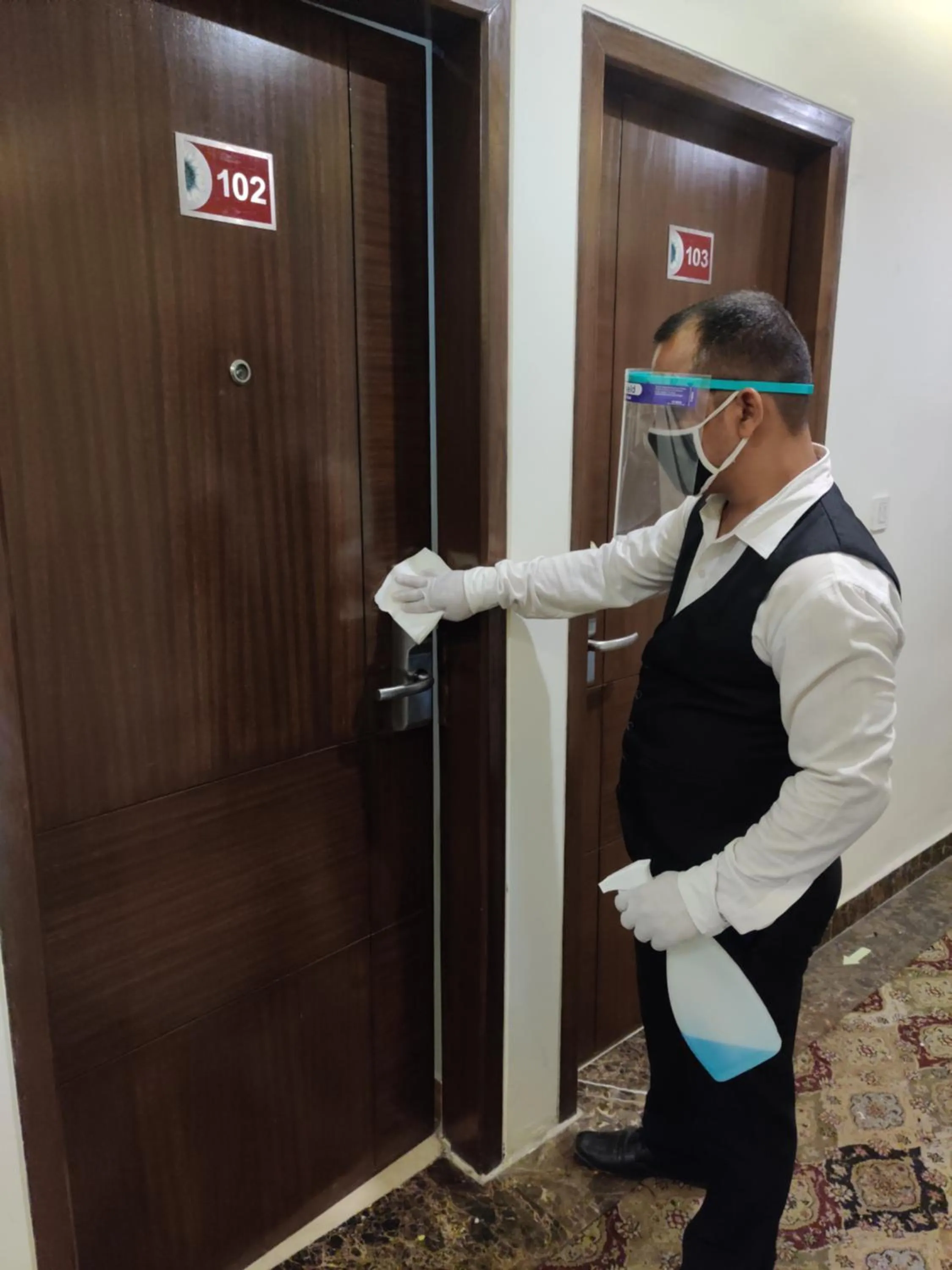 Staff in Hotel DS Clarks Inn Gurgaon