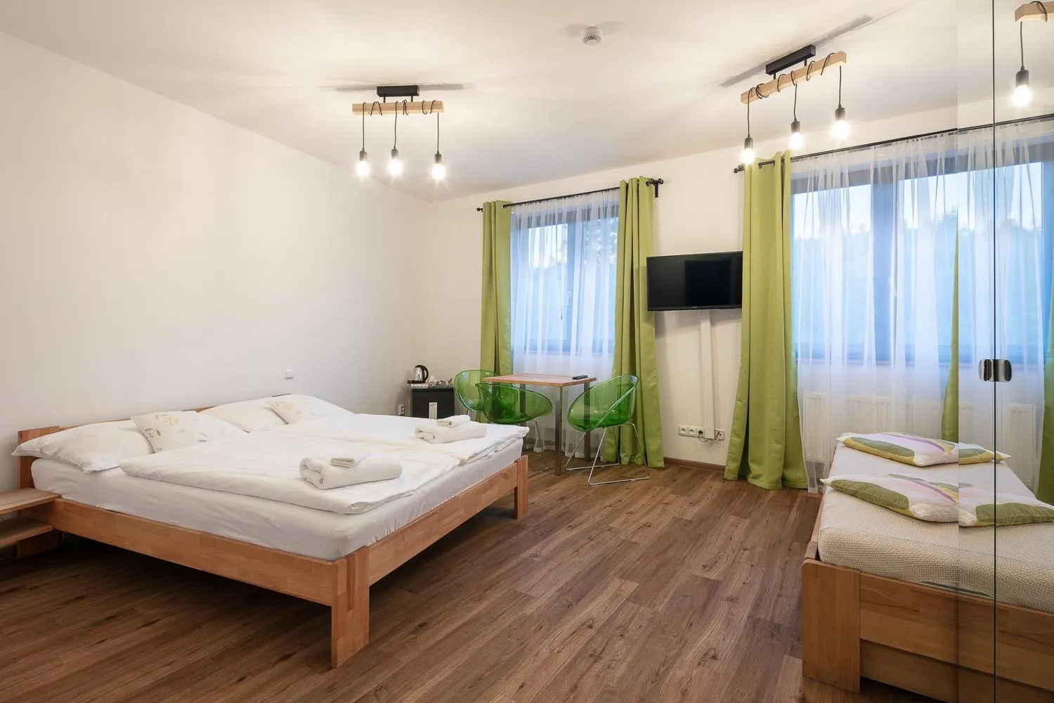 Bed in Hotel U Kabinky