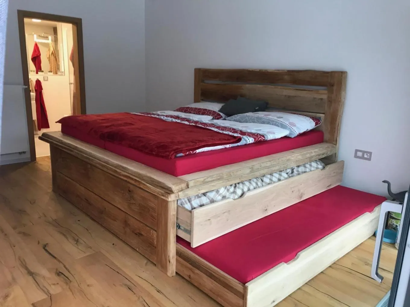 Bed in Hotel U Kabinky