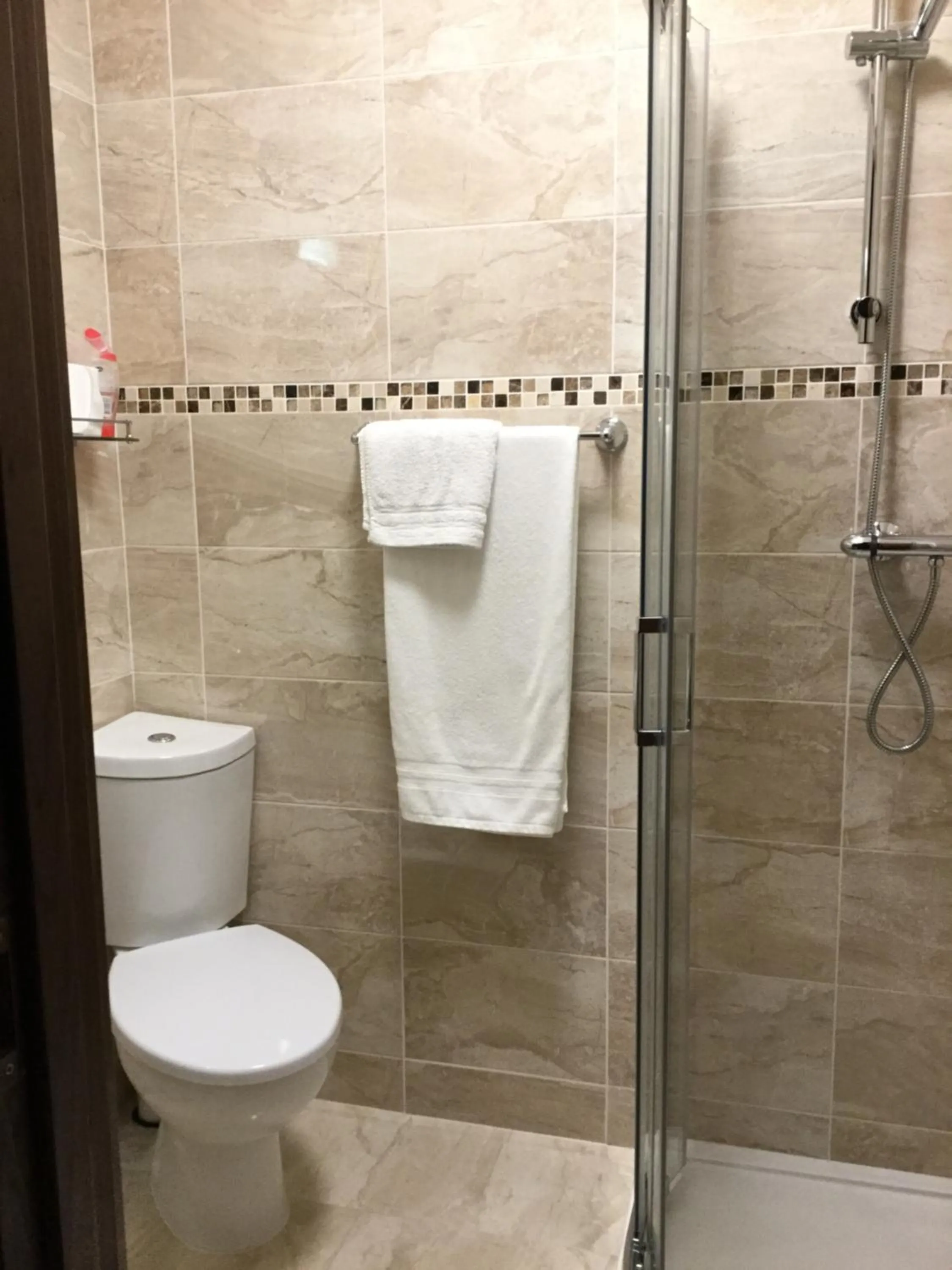 Shower in Ryan's River Lodge B&B