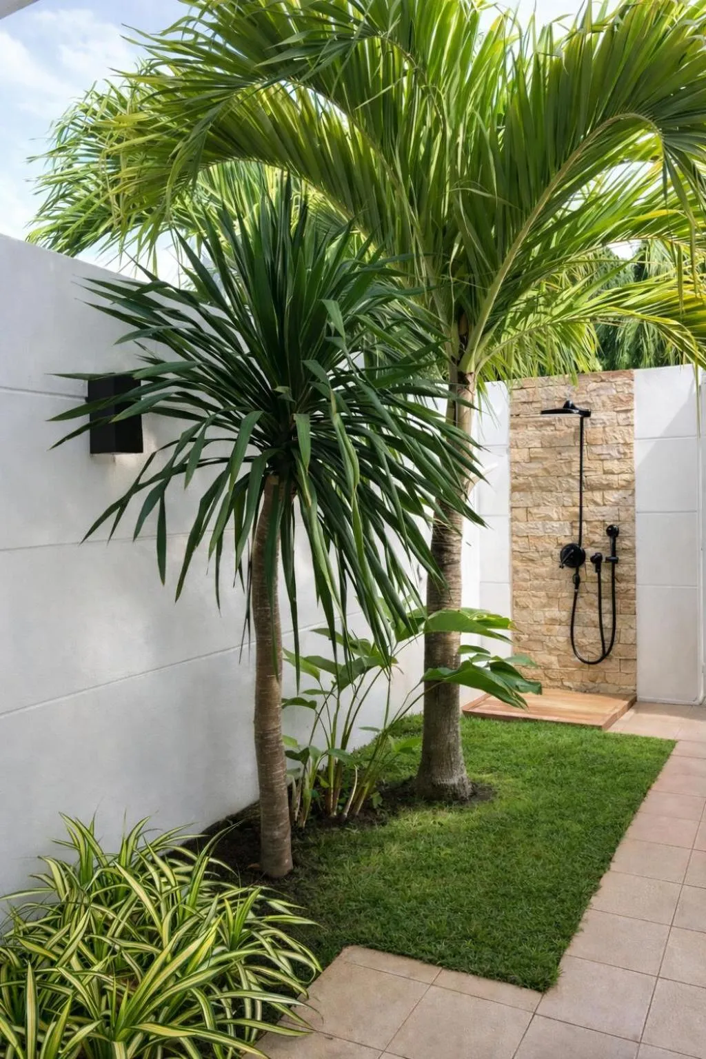 Garden view in Pineale Villas, Resort and Spa