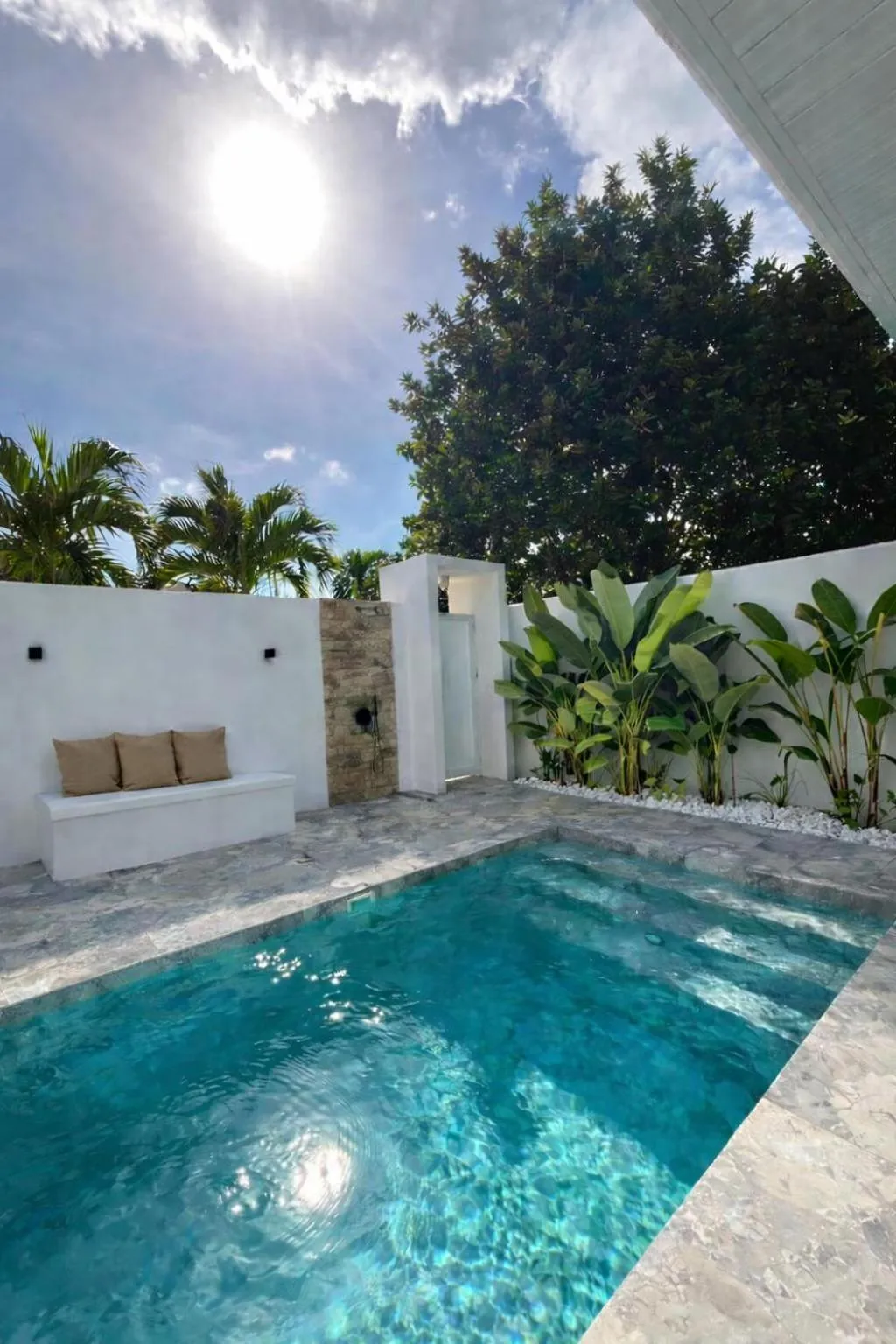 Swimming pool in Pineale Villas, Resort and Spa