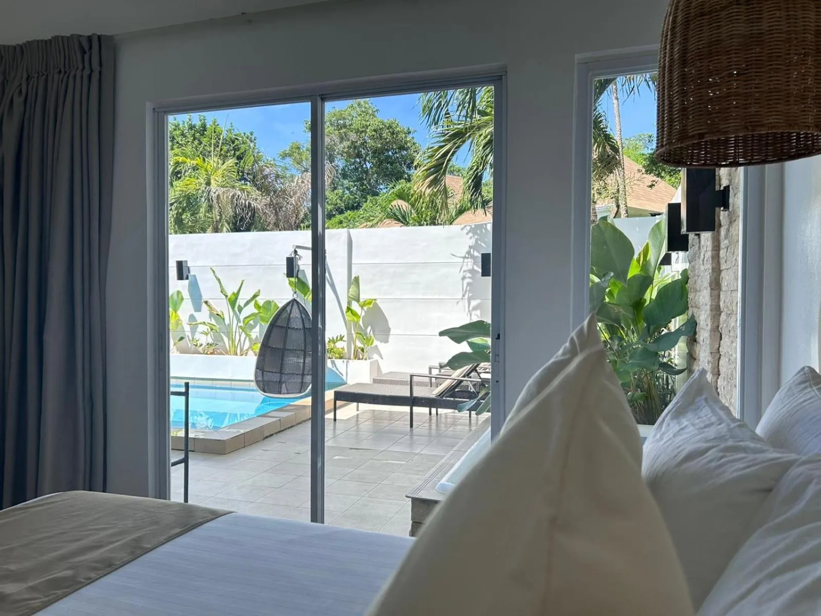 View (from property/room), Bed in Pineale Villas, Resort and Spa