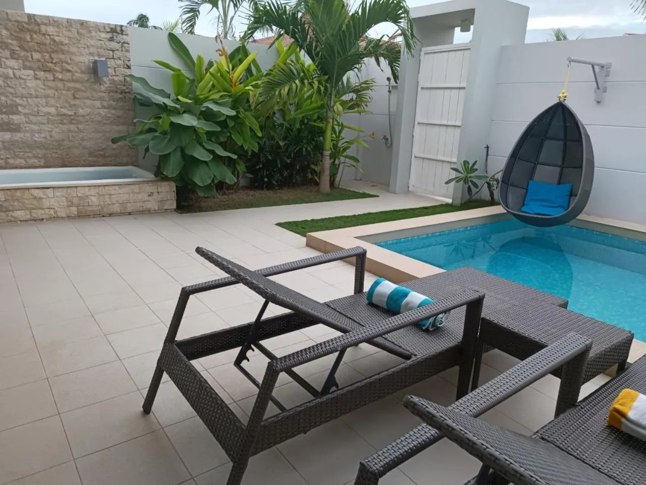 Swimming pool in Pineale Villas, Resort and Spa