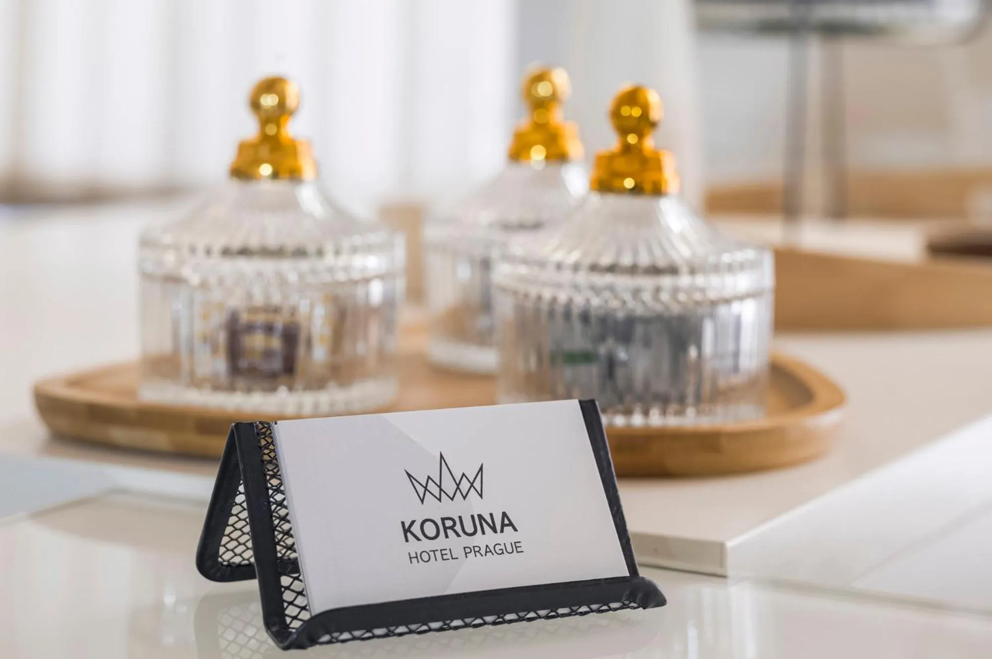 Lobby or reception in Koruna Hotel