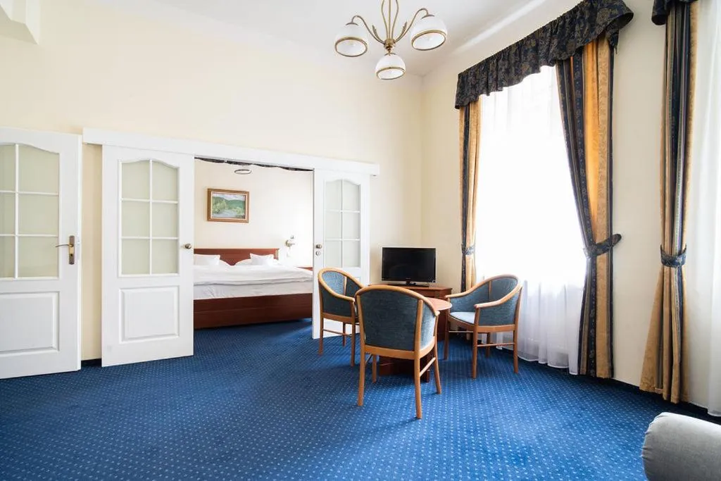 Living room, Bed in OREA Spa Hotel Bohemia Mariánské Lázně