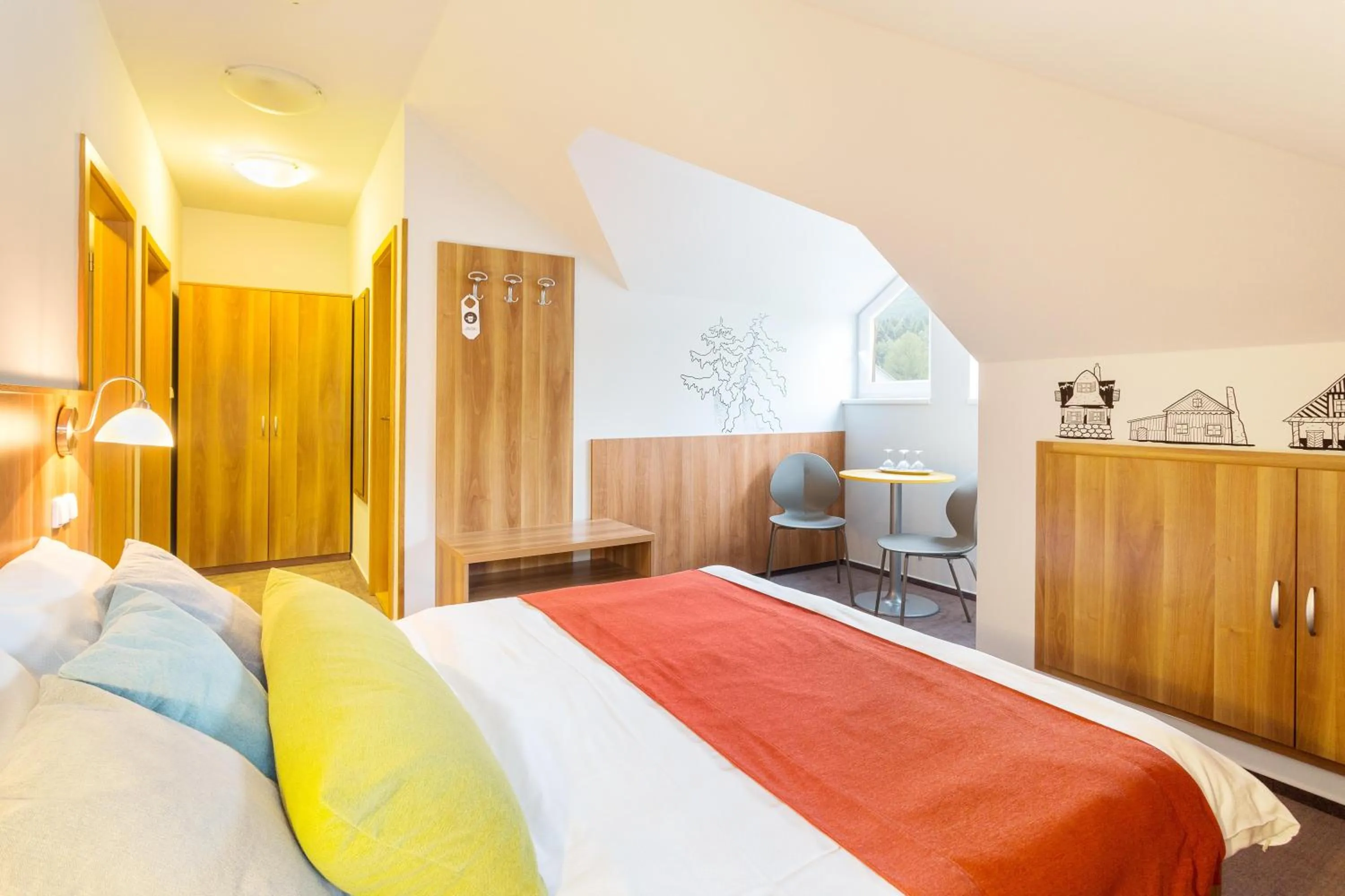 Bedroom, Bed in Wellness Hotel Grand