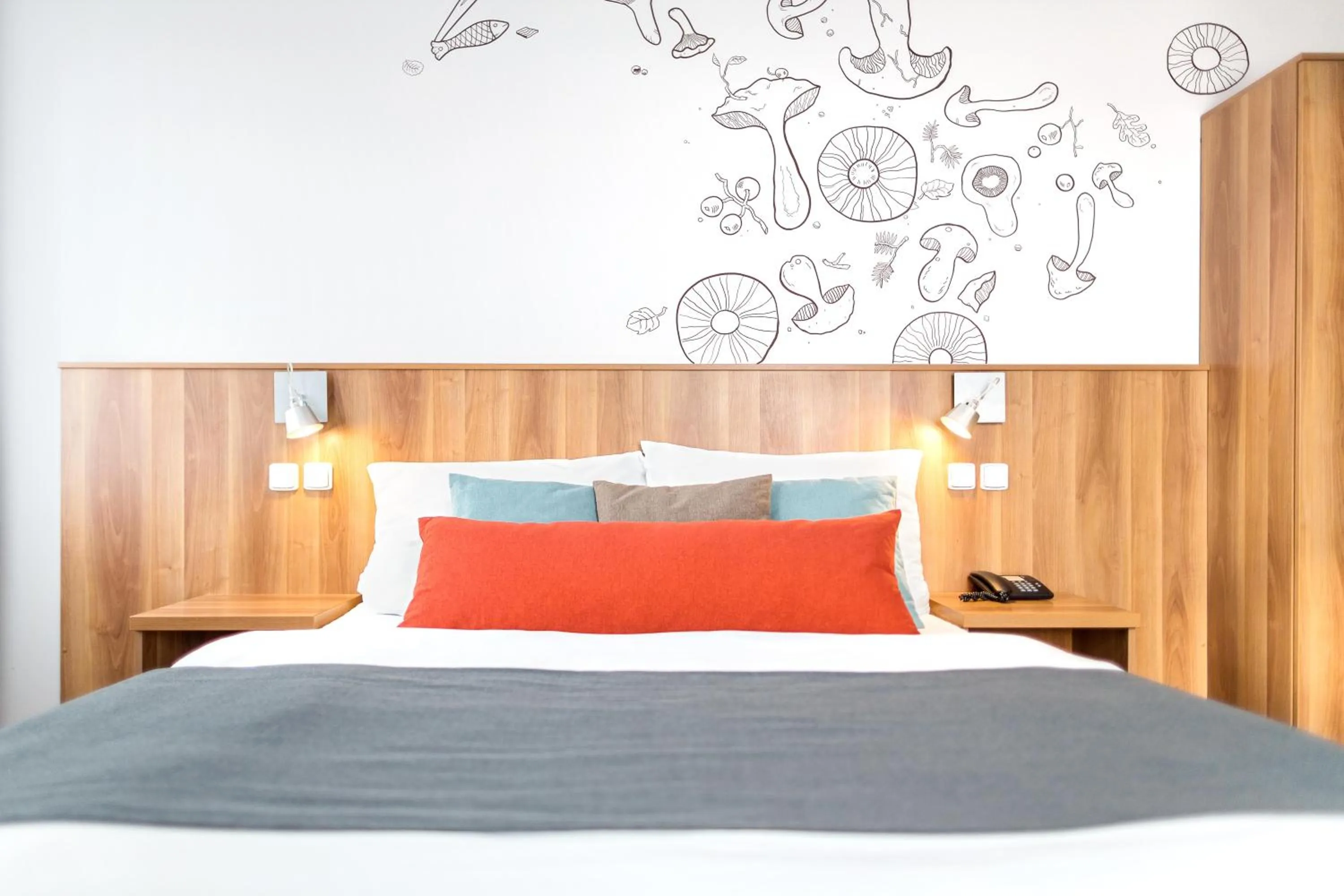 Bed in Wellness Hotel Grand