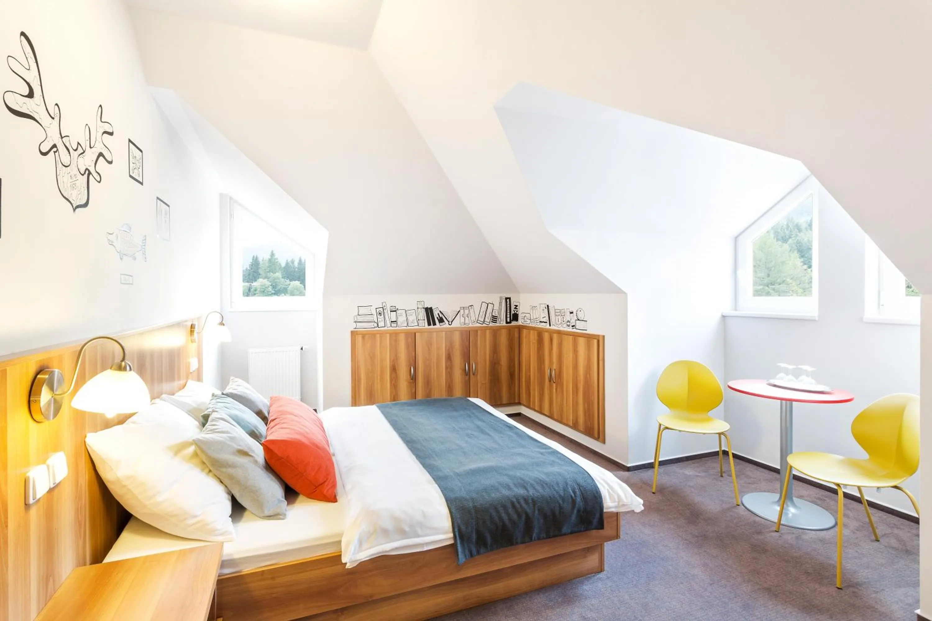 Bed in Wellness Hotel Grand