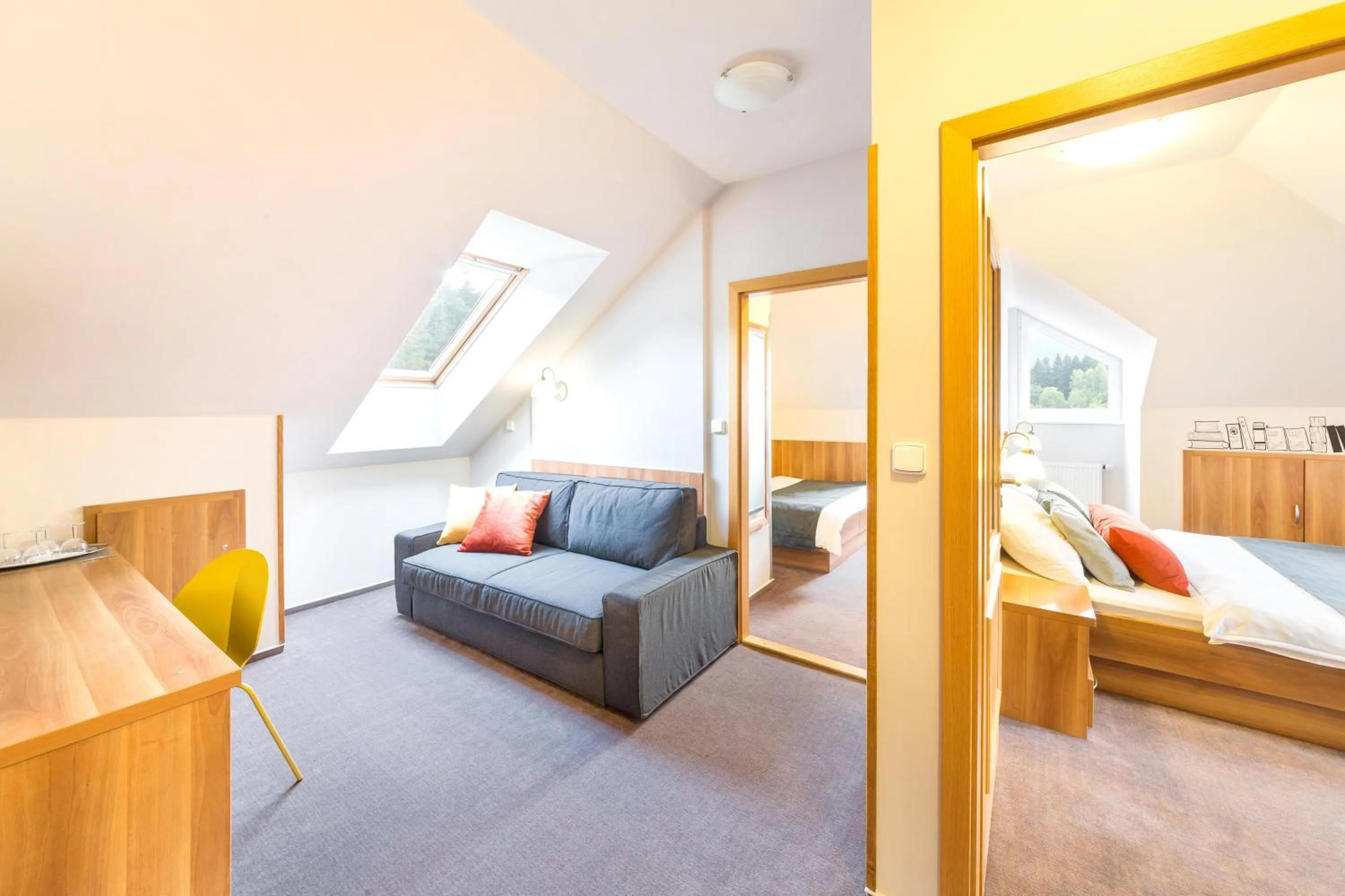 Bed in Wellness Hotel Grand