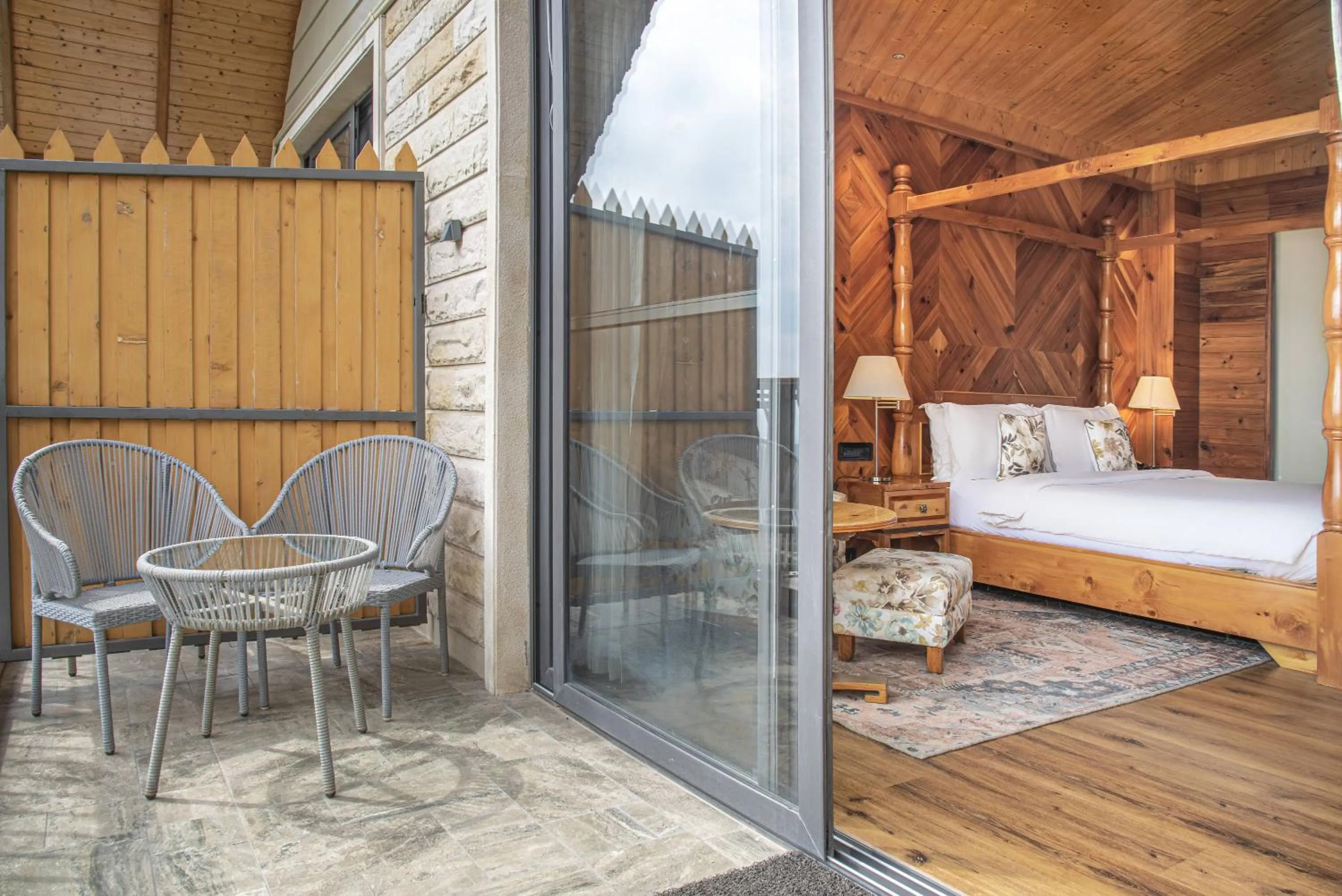 Bed in Echor Mandara TreeVilla Dharamshala