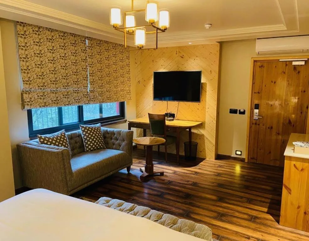 Bed in Echor Mandara TreeVilla Dharamshala