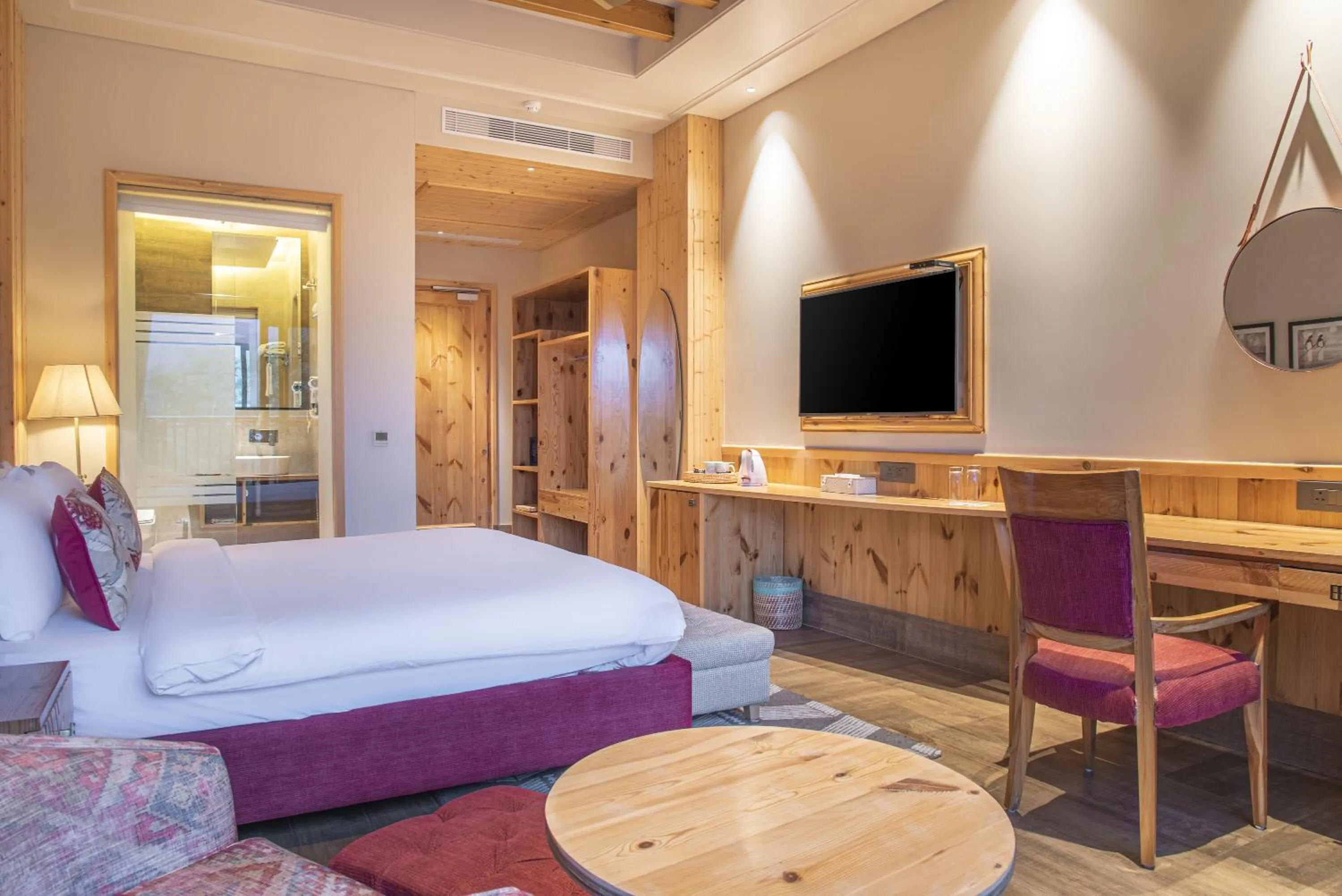 Bed in Echor Mandara TreeVilla Dharamshala