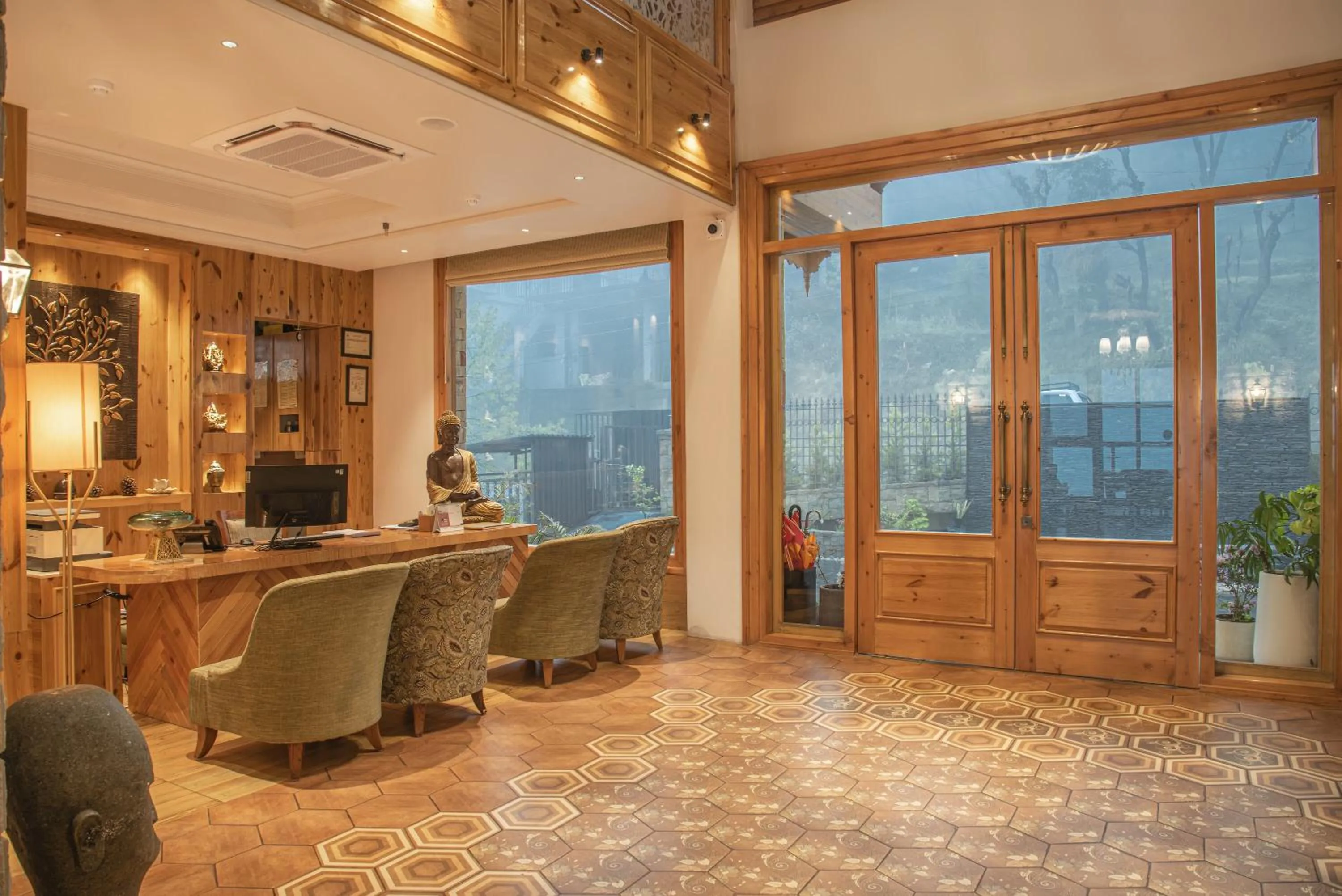 Lobby or reception in Echor Mandara TreeVilla Dharamshala