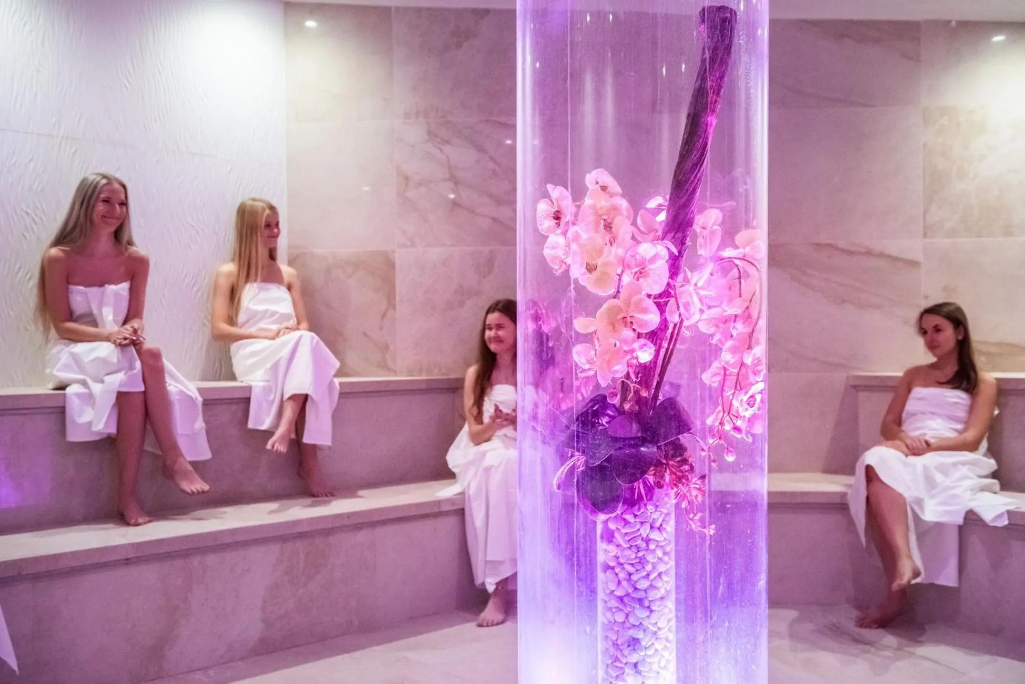 People in Aquapalace Hotel Prague