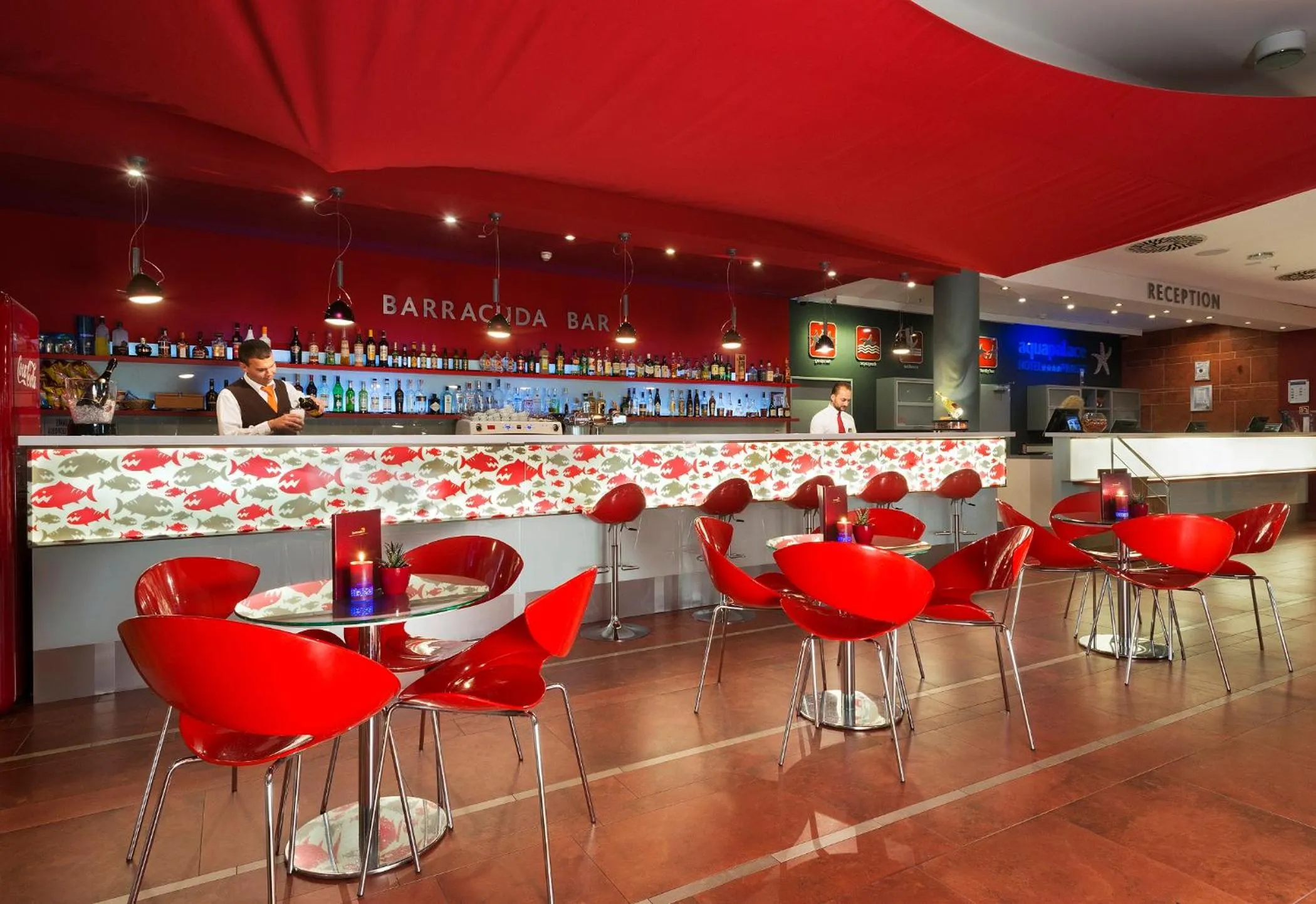 Restaurant/places to eat in Aquapalace Hotel Prague