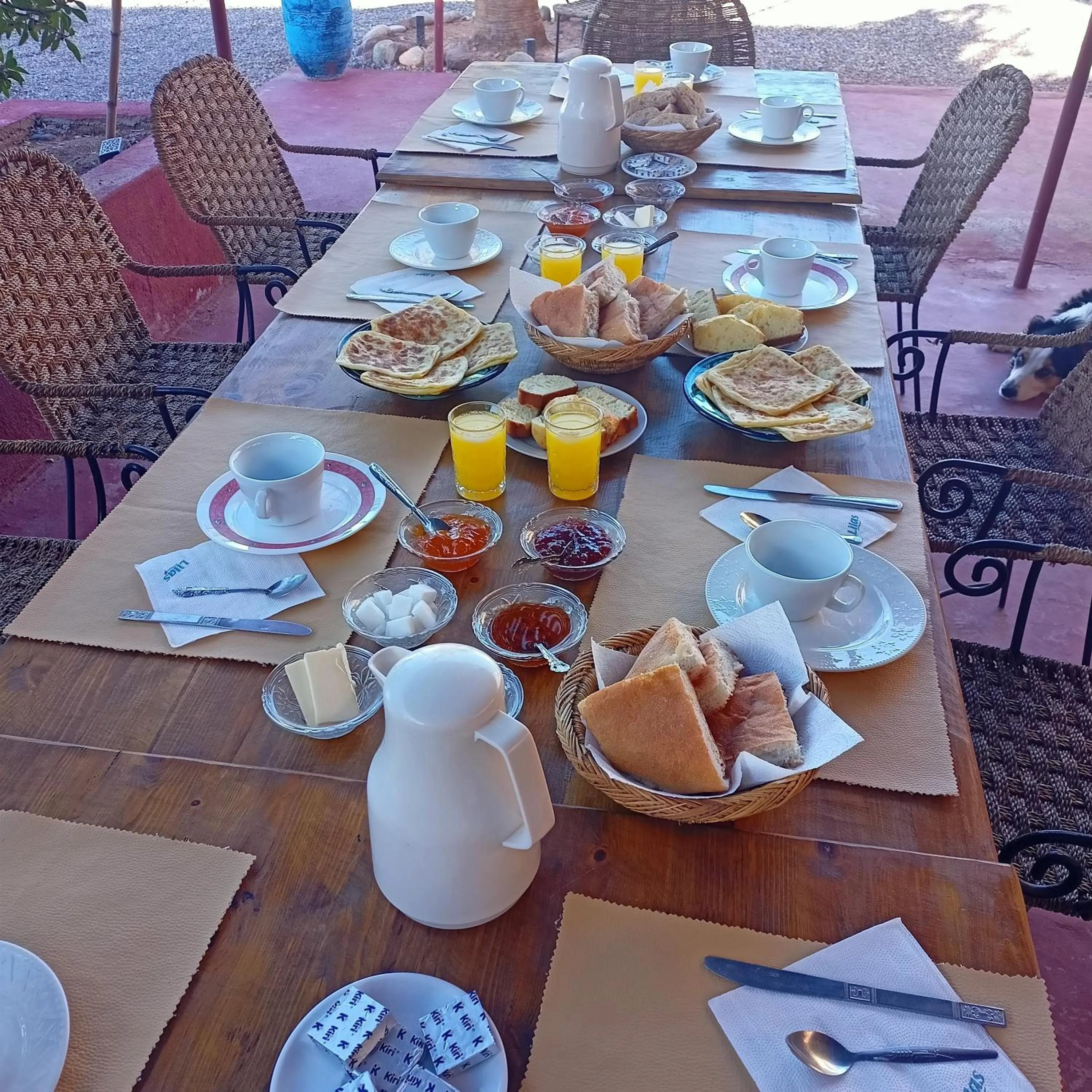 Breakfast in LESCALE DE OUARZAZATE