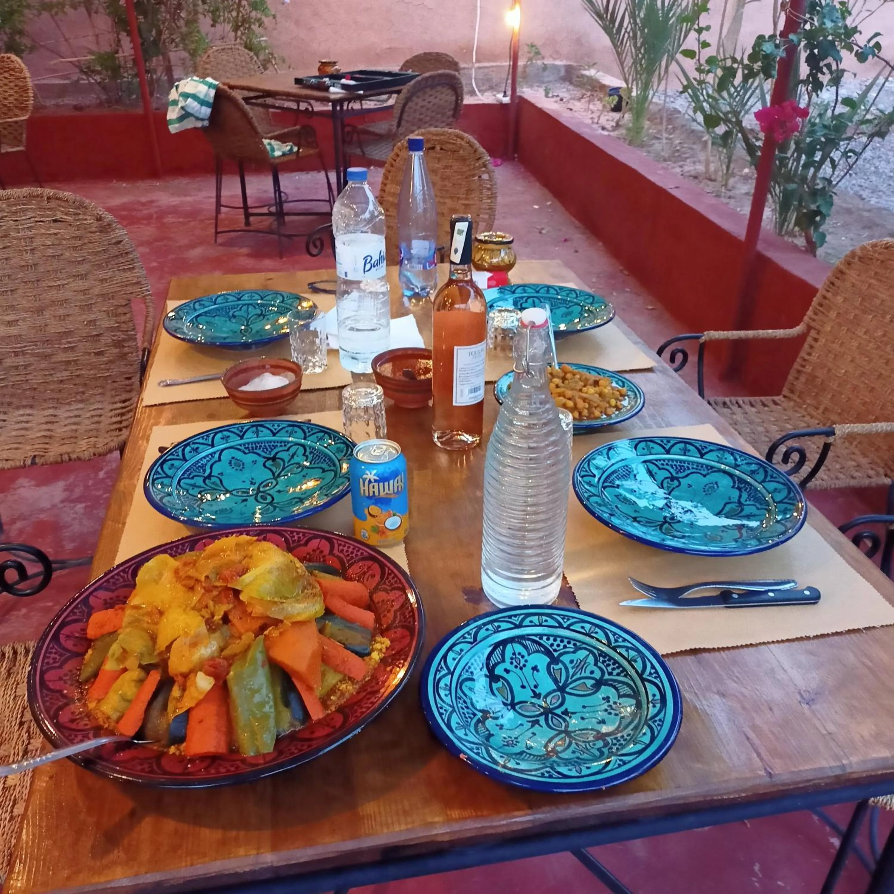 Lunch in LESCALE DE OUARZAZATE
