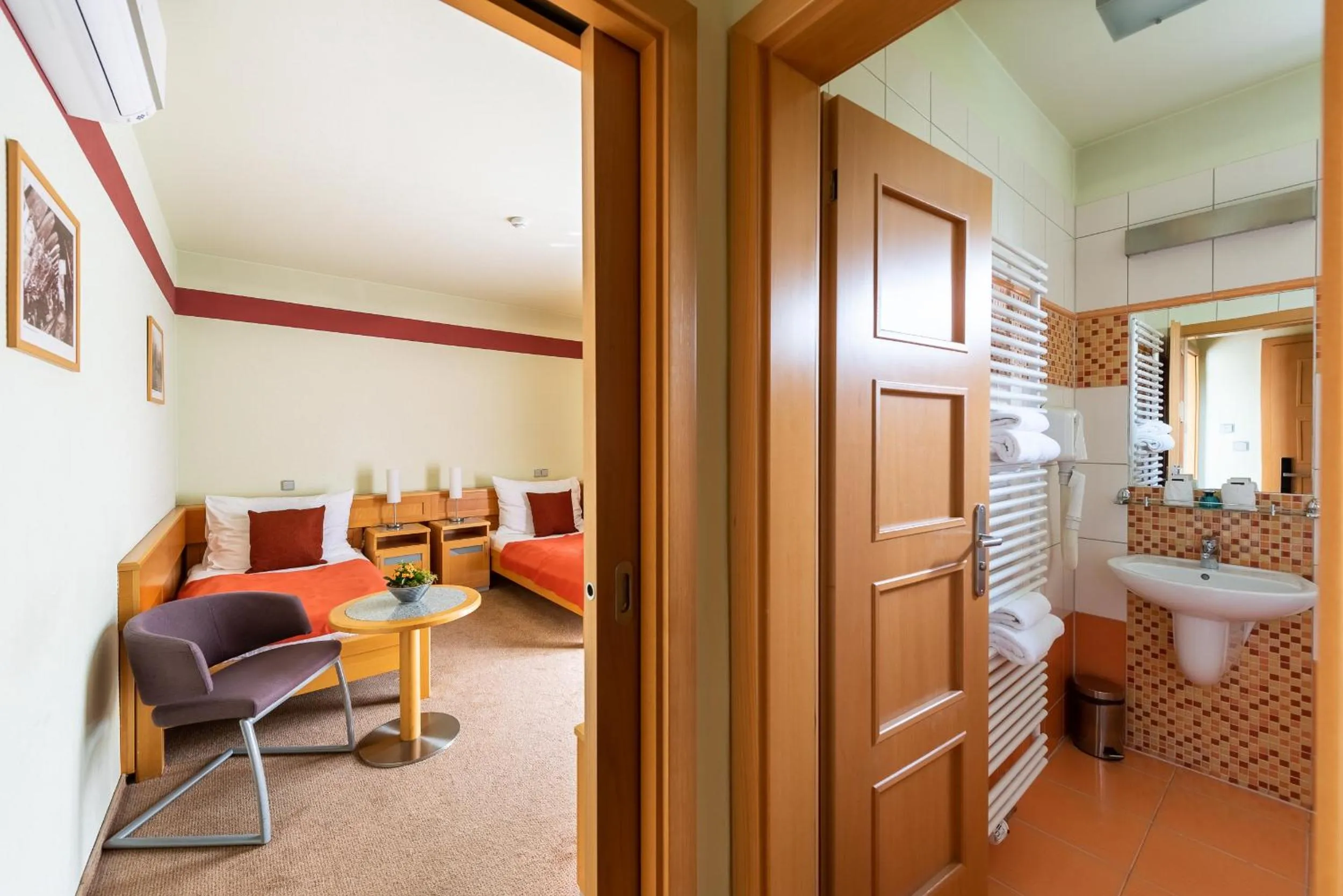 Bathroom in Jan Maria Hotel