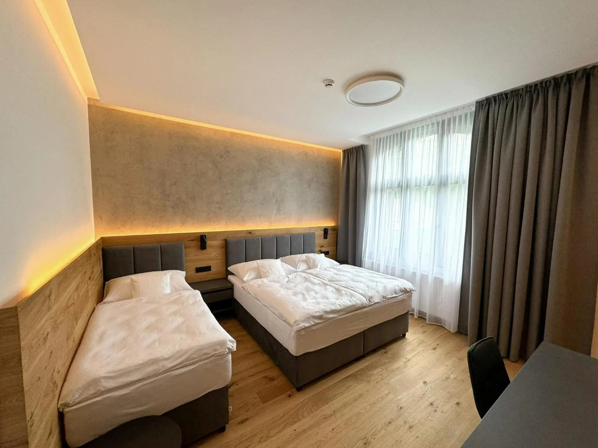 Bed in Jan Maria Hotel