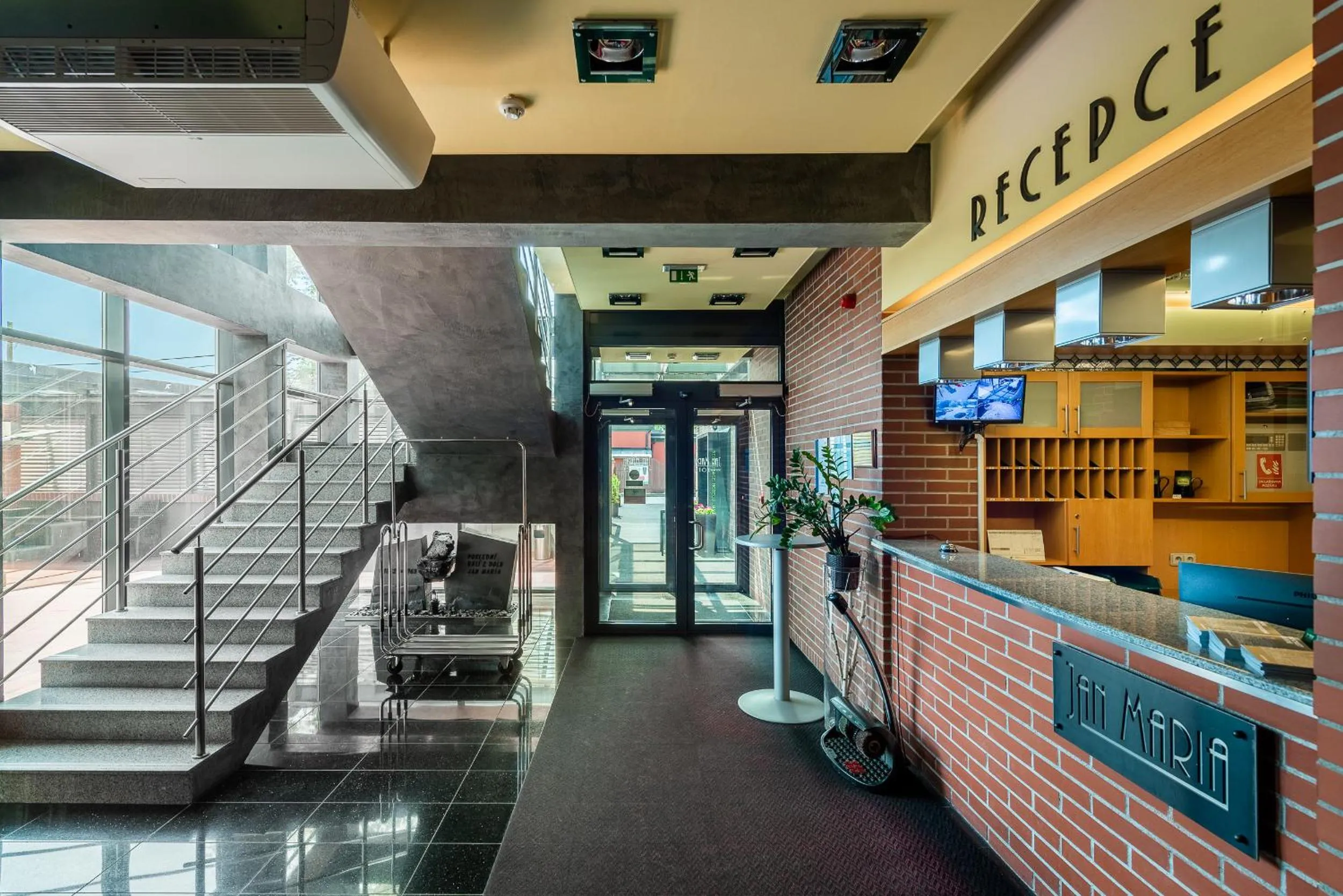 Lobby or reception in Jan Maria Hotel