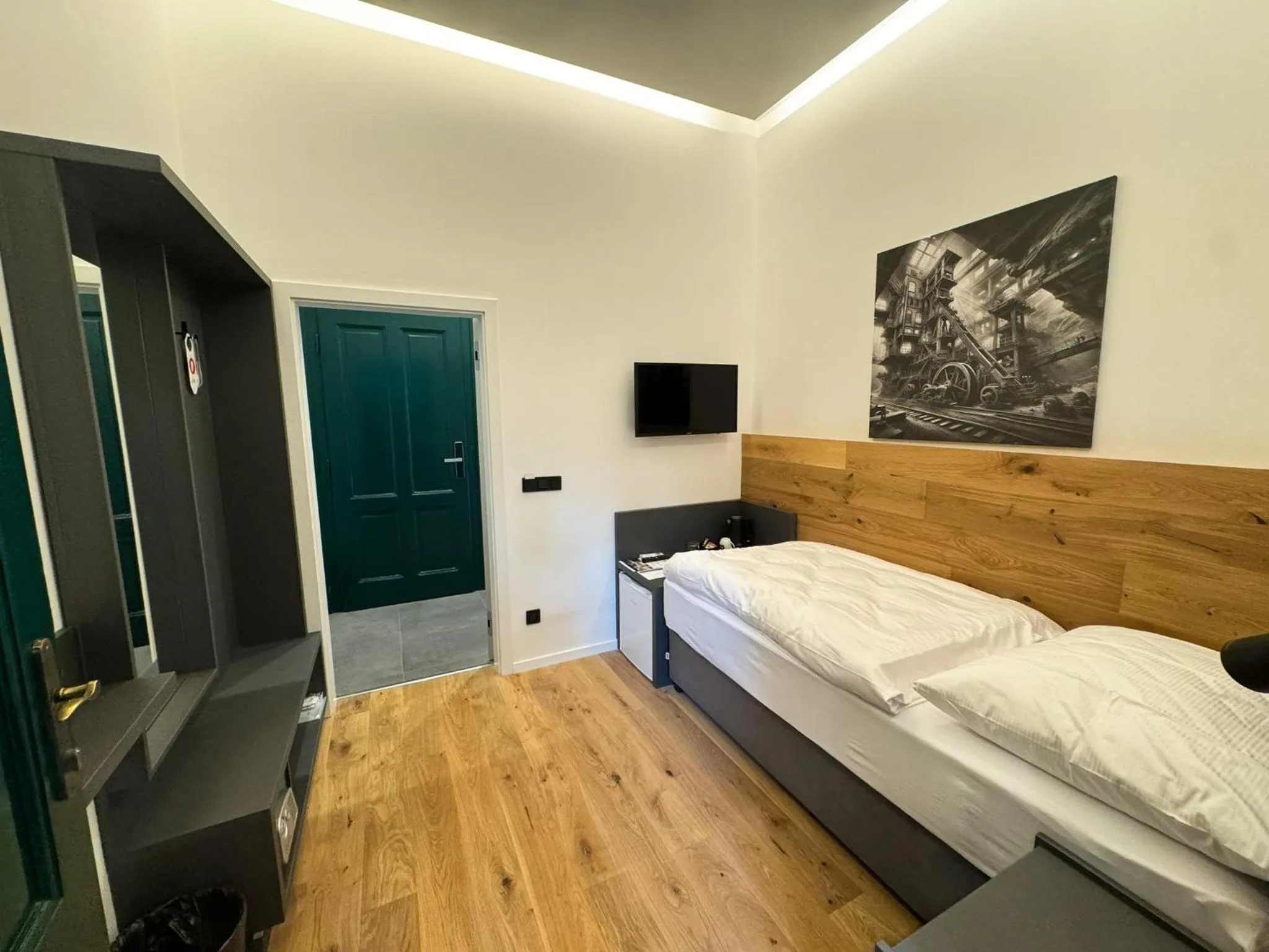 Bed in Jan Maria Hotel