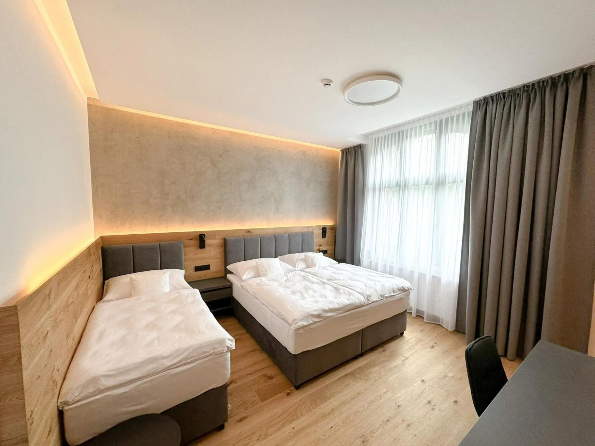 Bed in Jan Maria Hotel