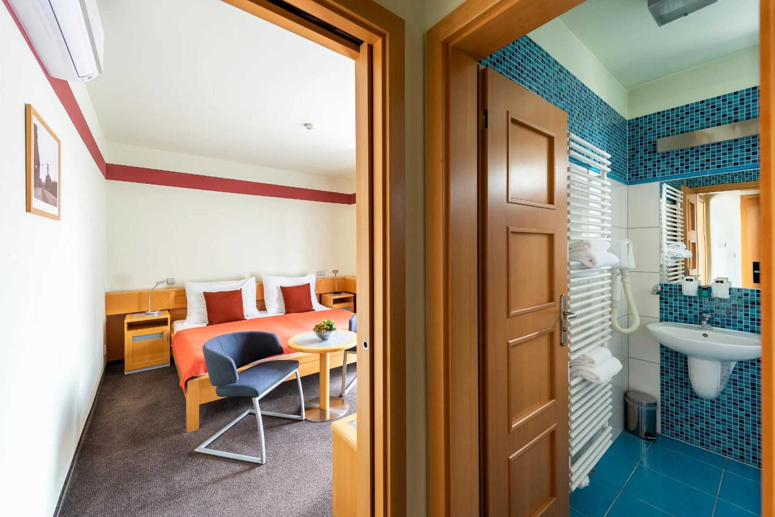 Bed in Jan Maria Hotel