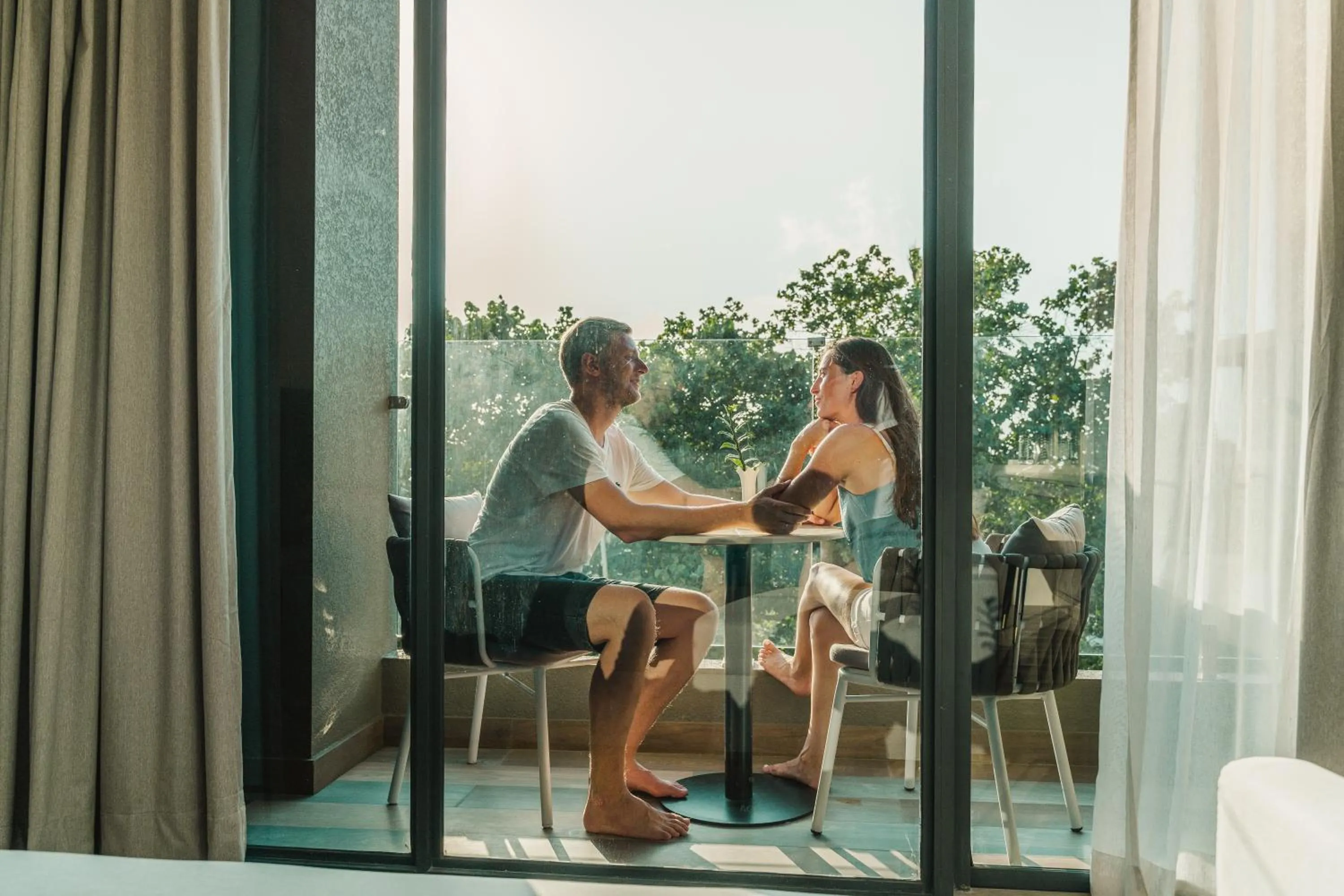 Family in Sky Beach Maldives - Dhiffushi
