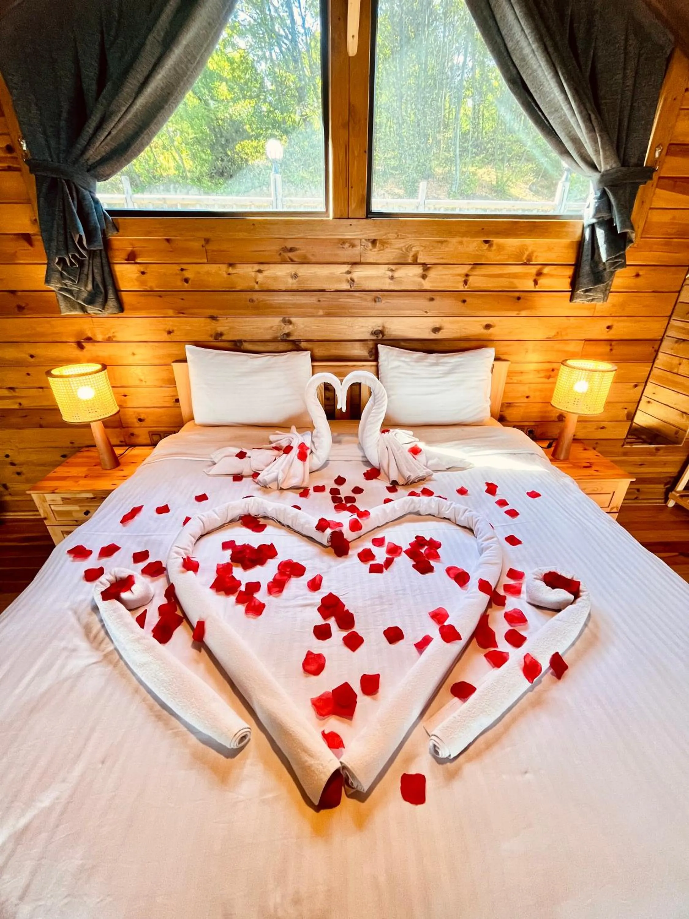 Bed in Woodlodge Country Sapanca