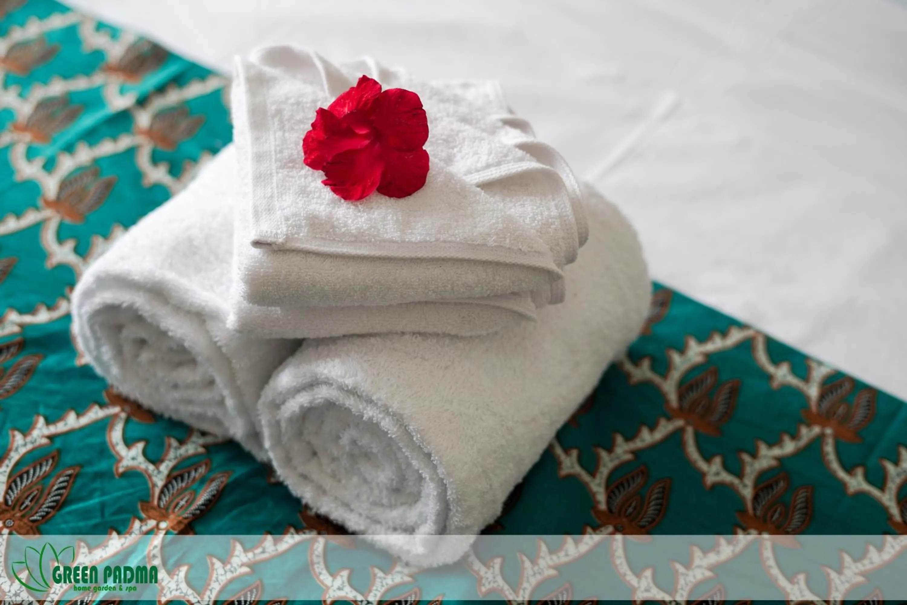 towels, Bed in Green Padma Ubud