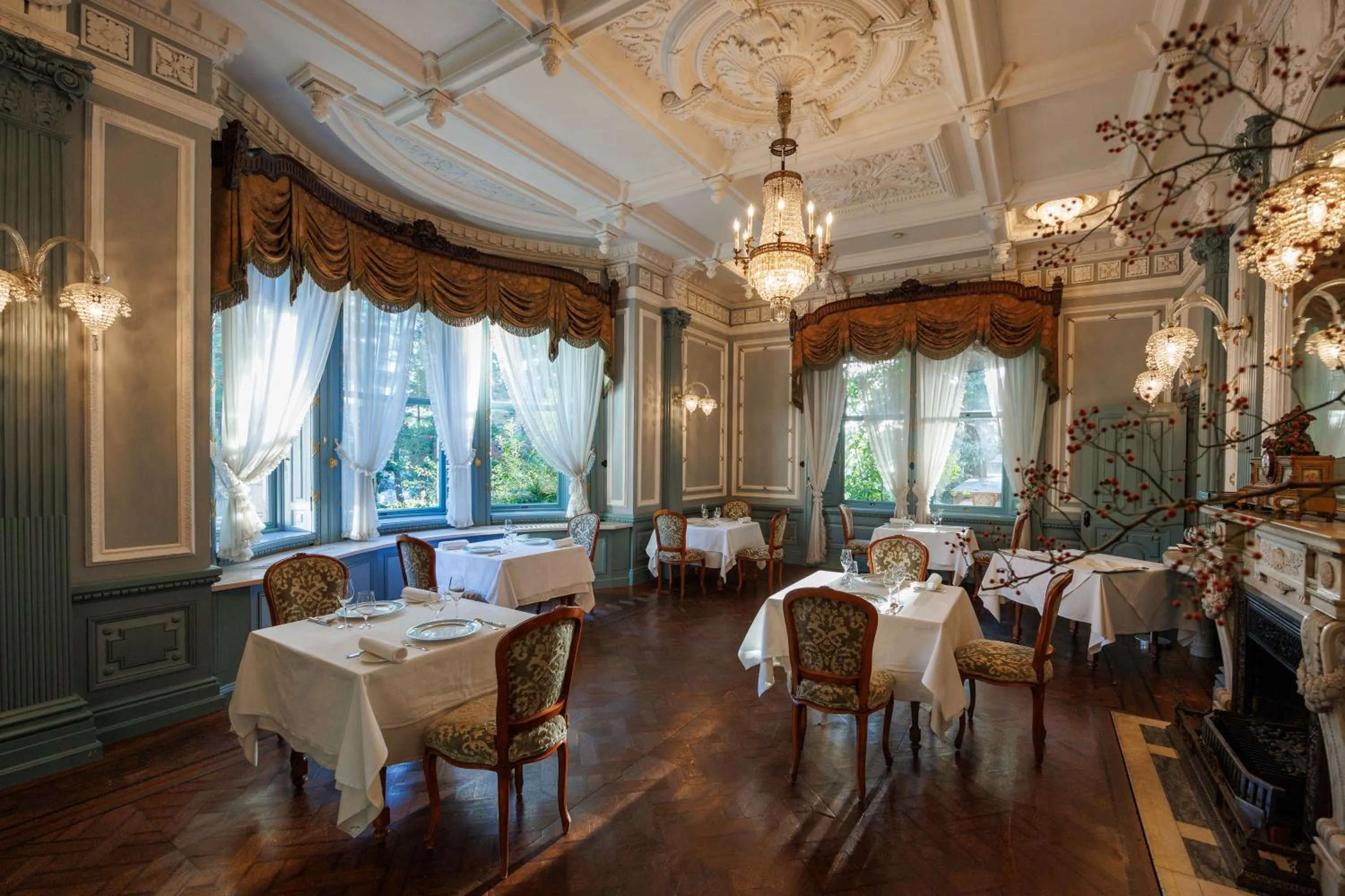 Restaurant/places to eat in Hotel Chourakukan Kyoto Gion 長楽館 京都